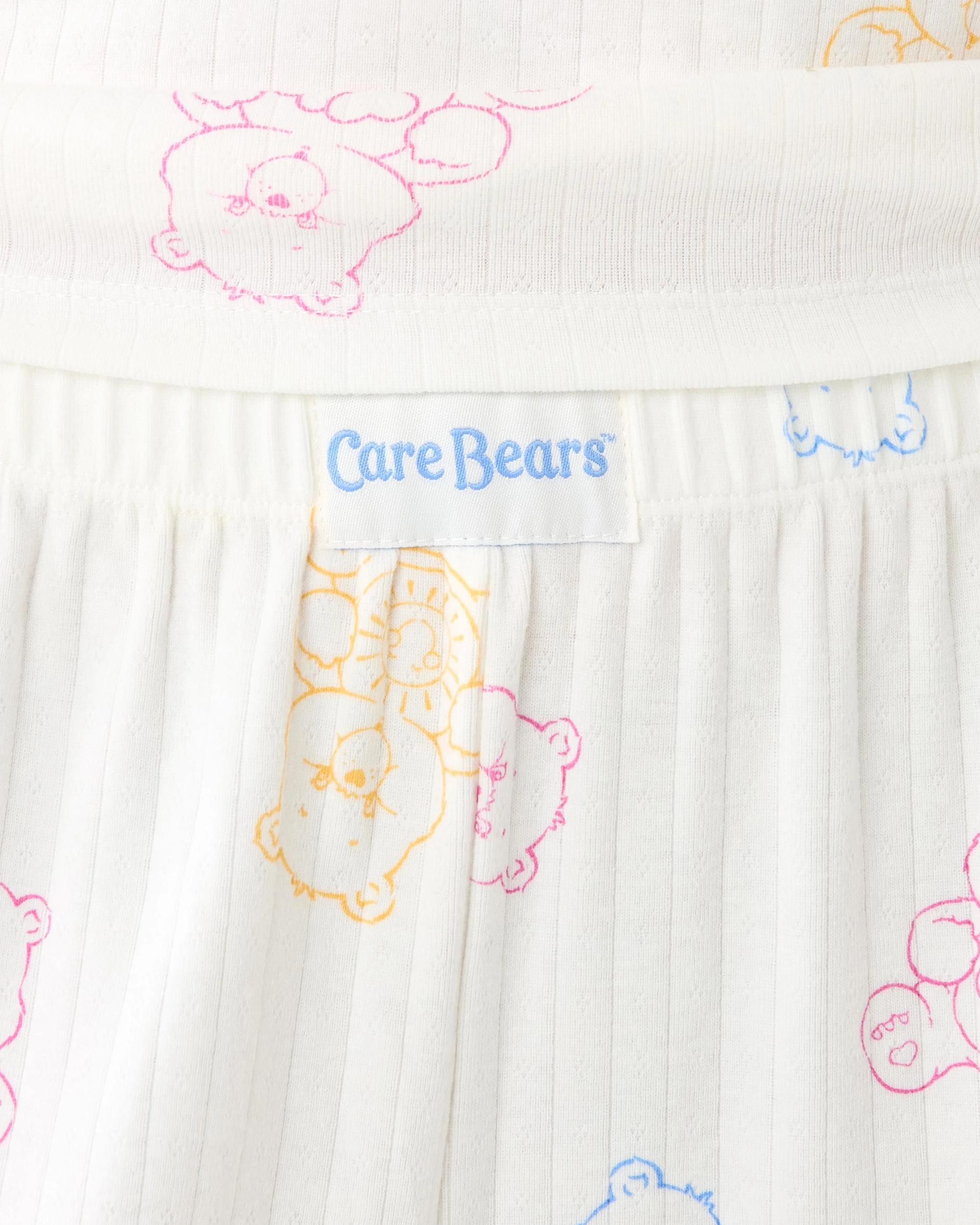 6 Care Bears License Pointelle Henley Long Sleeve Top and Pants Pyjama Set Care Bears, 6 of 8