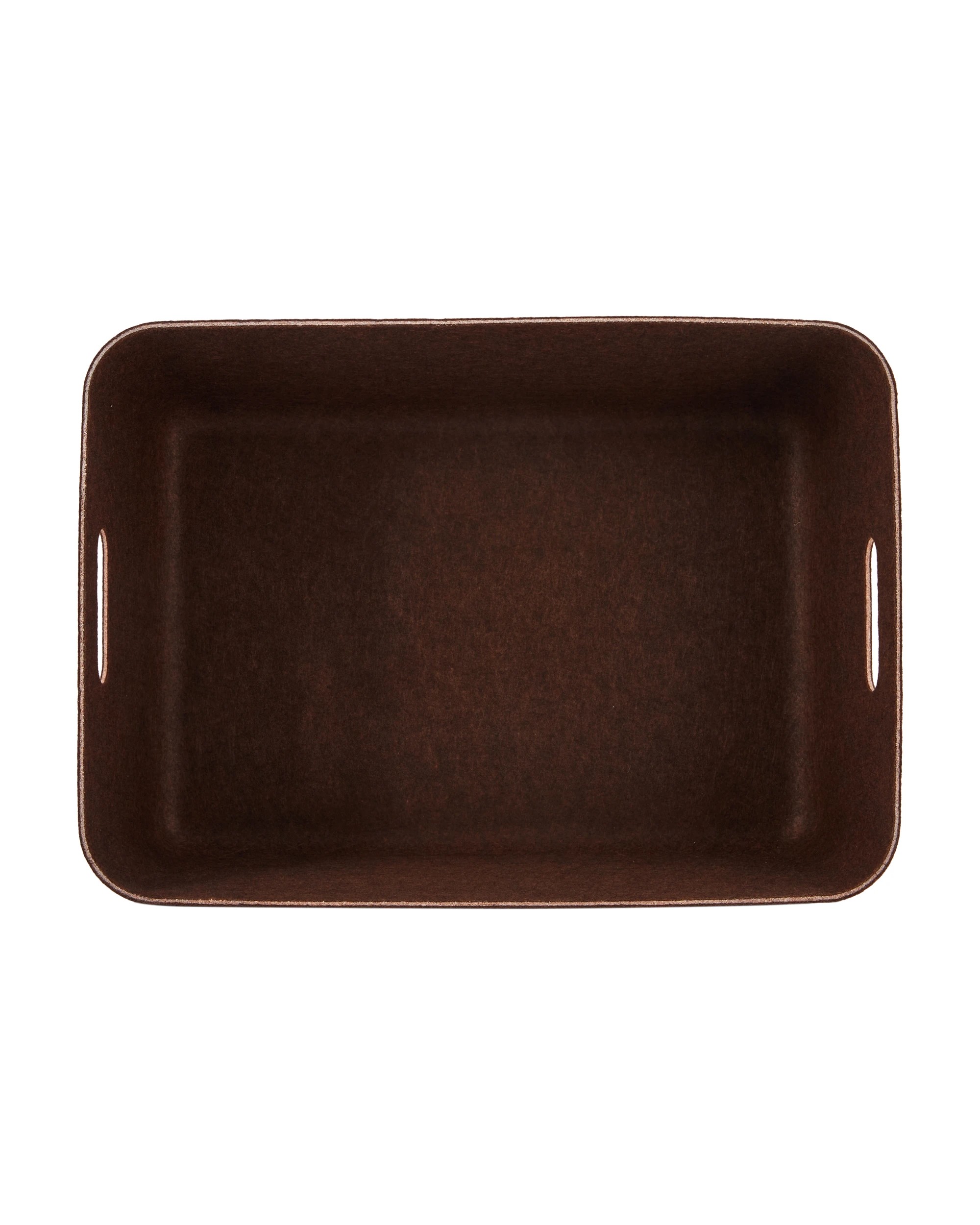 4 Moulded Felt Basket - Chocolate, 4 of 5