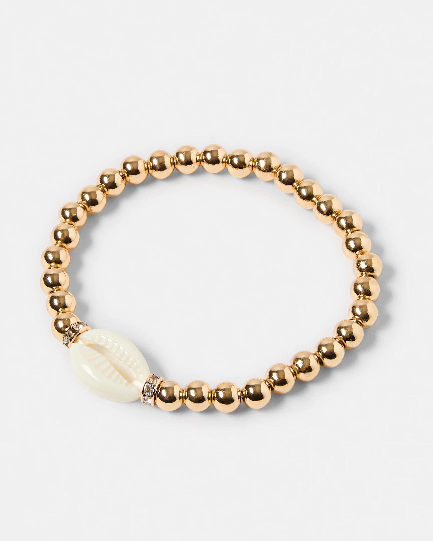 2 4 Pack Fish Bead Stretch Bracelets Blue, 2 of 7