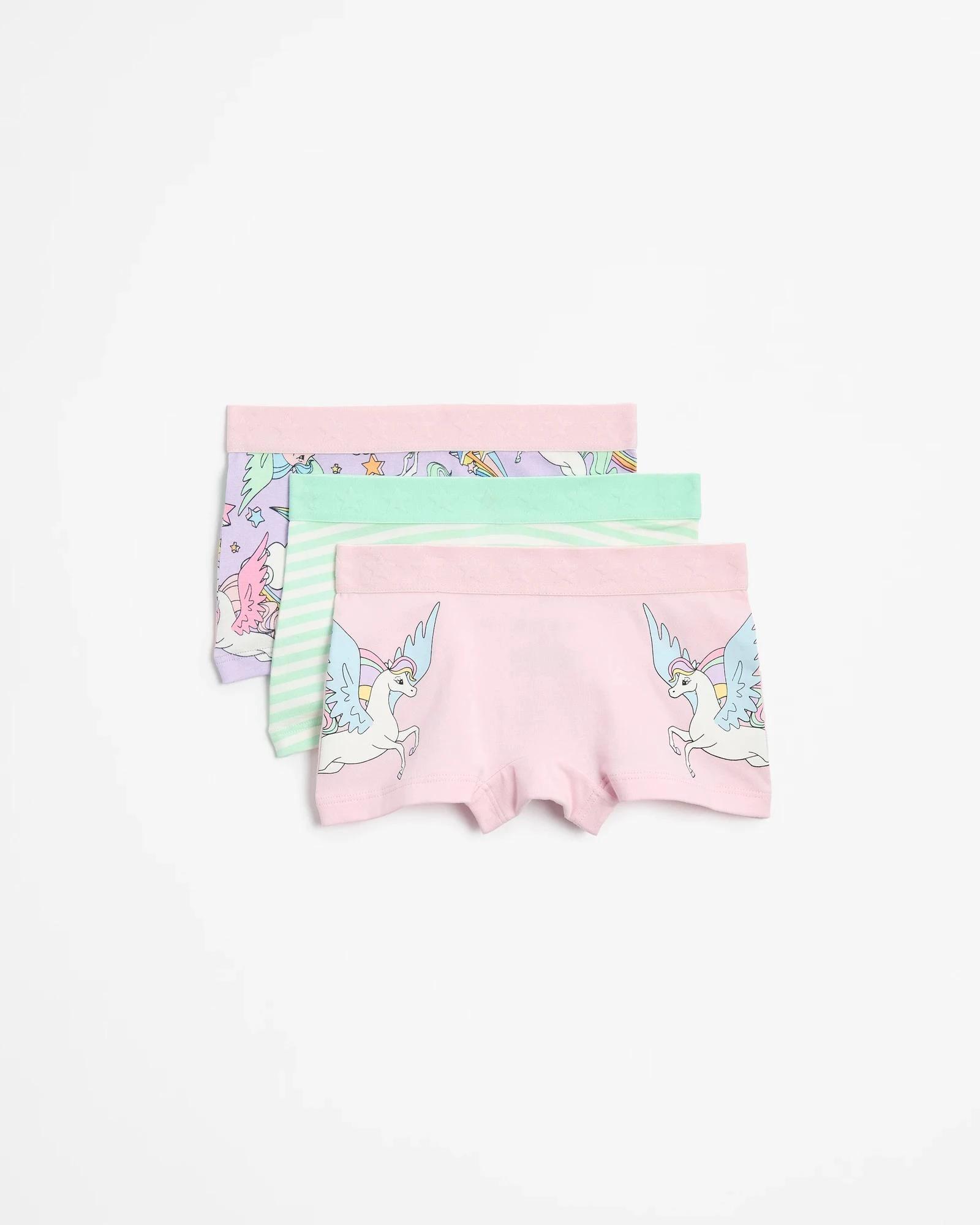 1 Girls 3 Pack Shortie - Maxx PEGASUS, 1 of 1