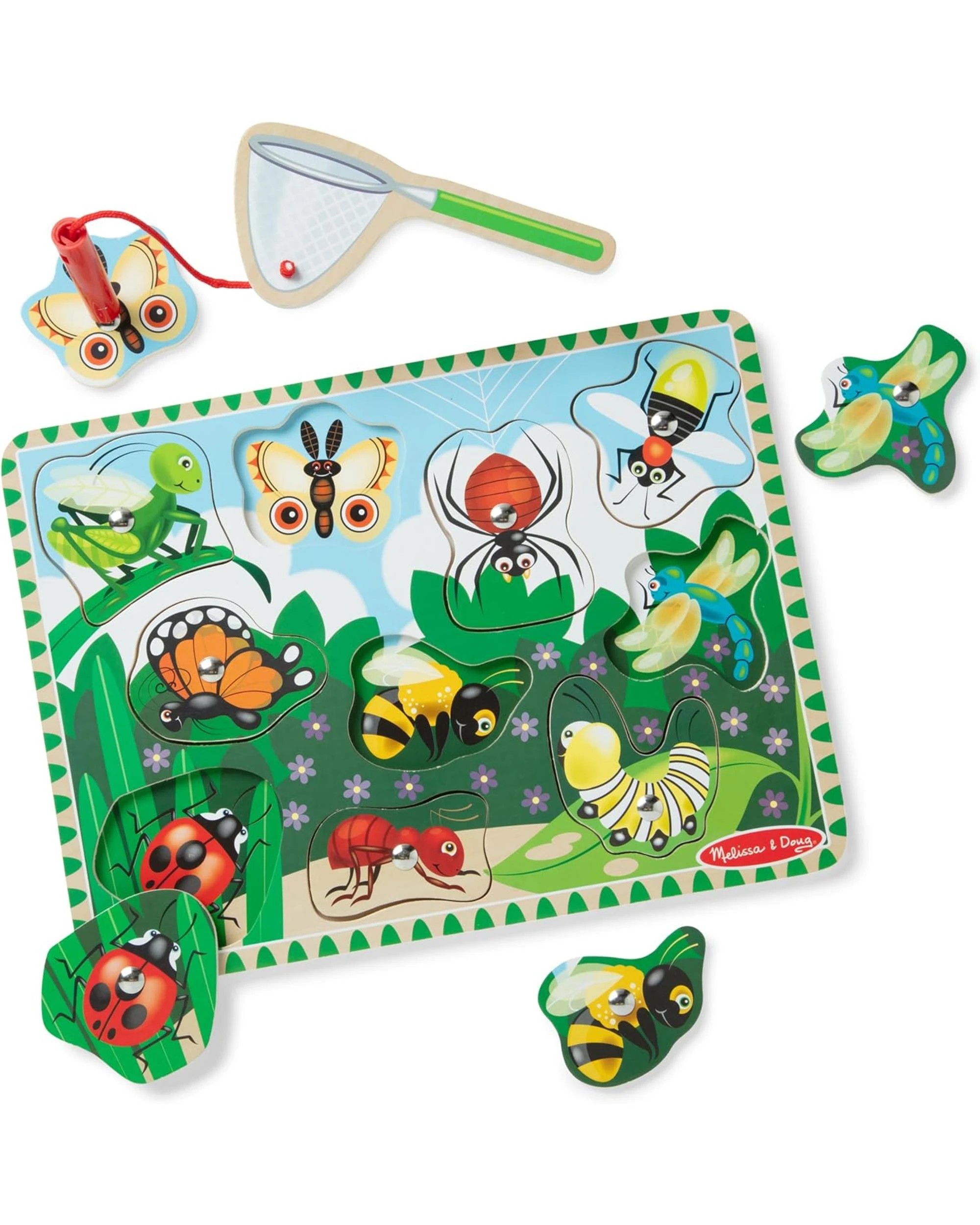 2 Melissa and Doug Magnetic Bug Catching Game, 2 of 3