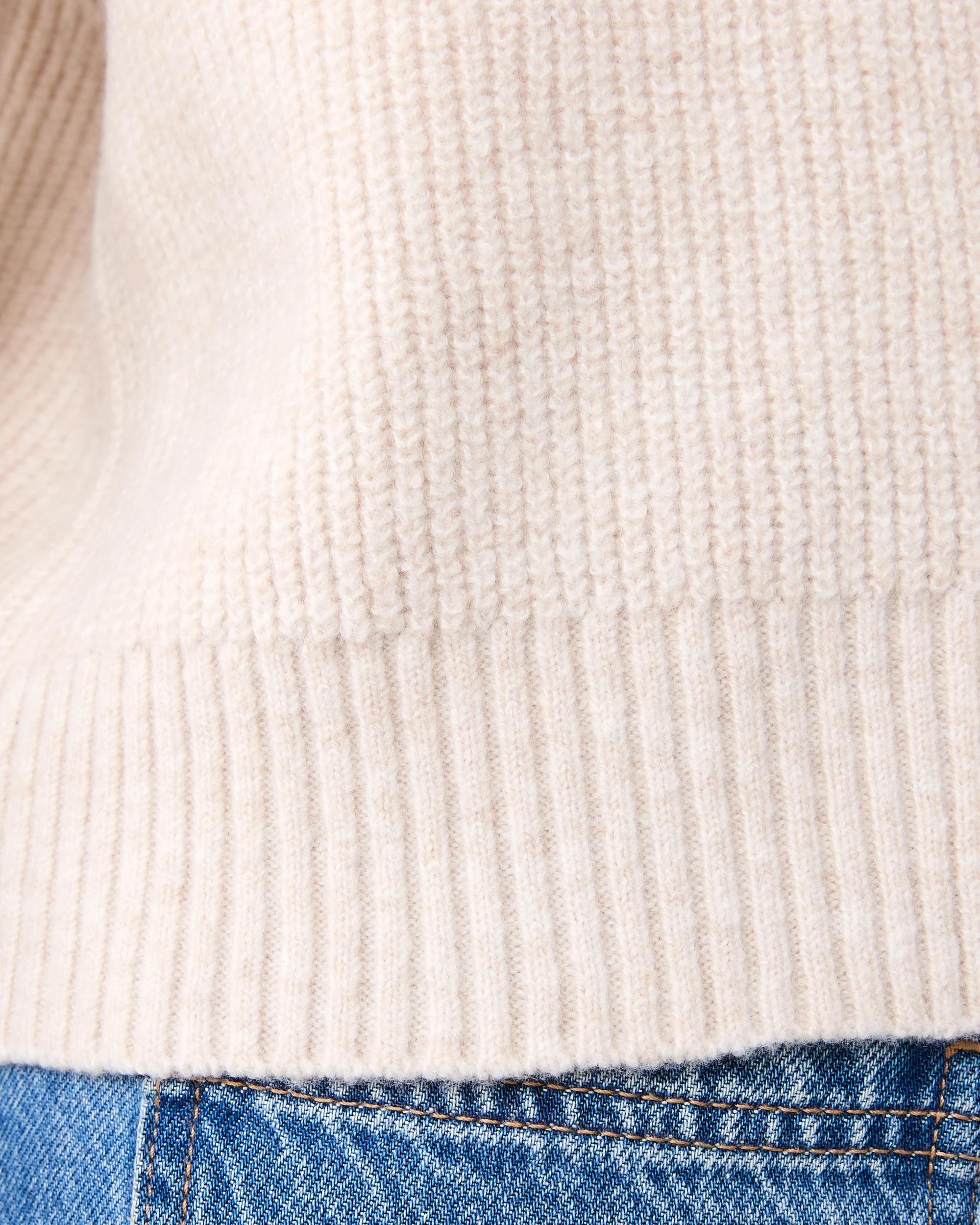 8 Tie Up Ribbed Cardigan Bge Otml, 8 of 8