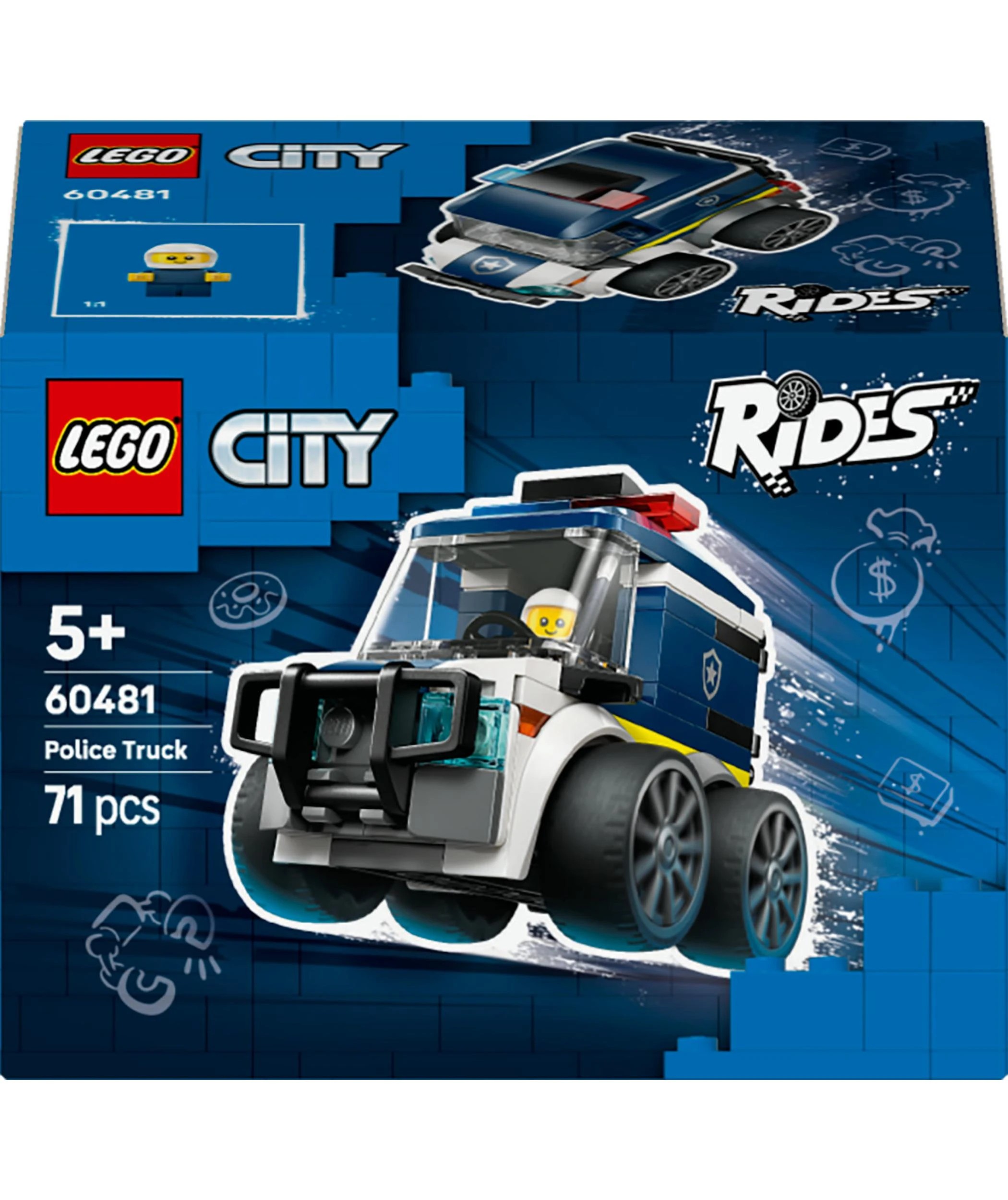 1 LEGO City Rides Police Truck 60481, 1 of 10