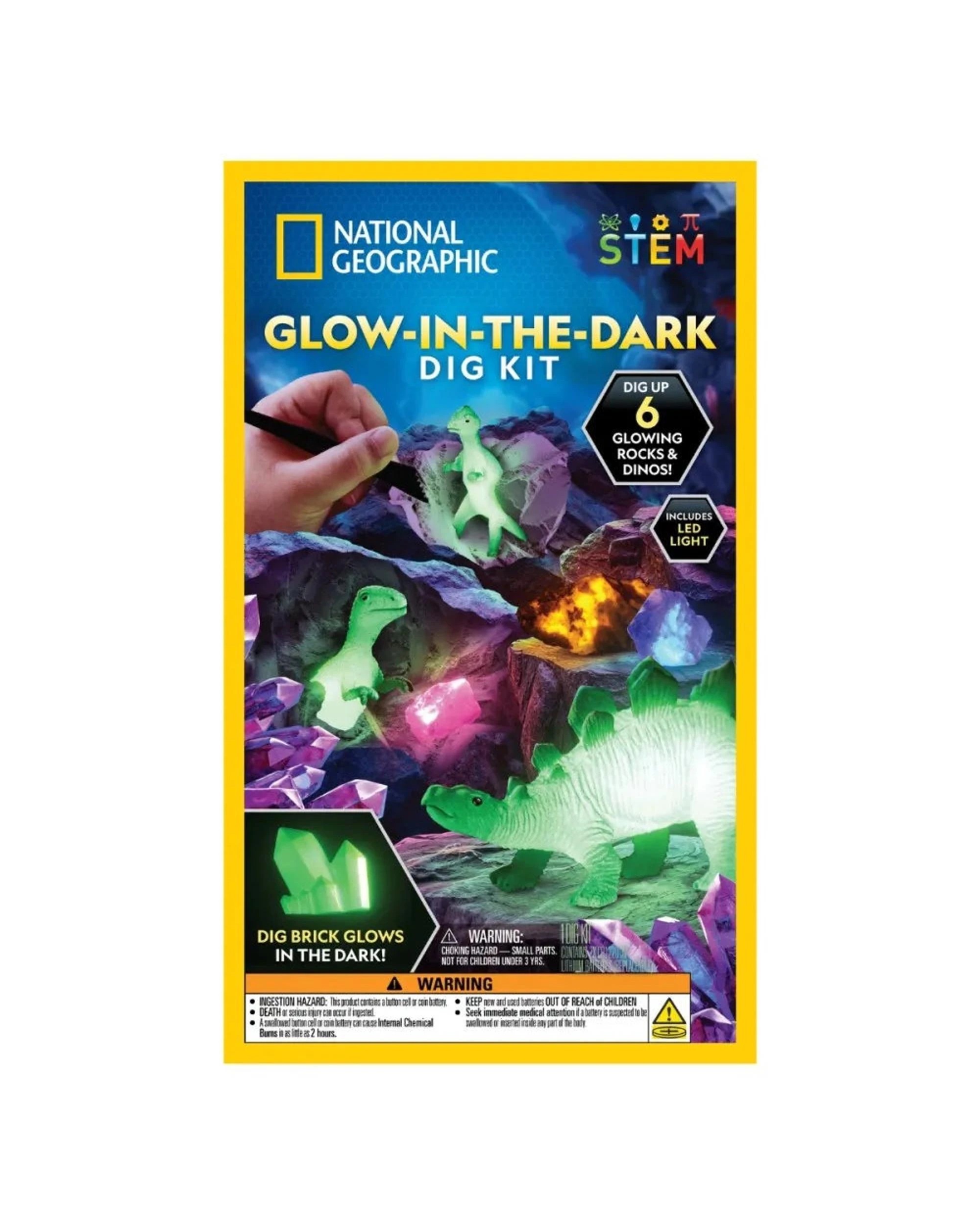 1 National Geographic Glow-in-the-Dark Dig Kit, 1 of 2