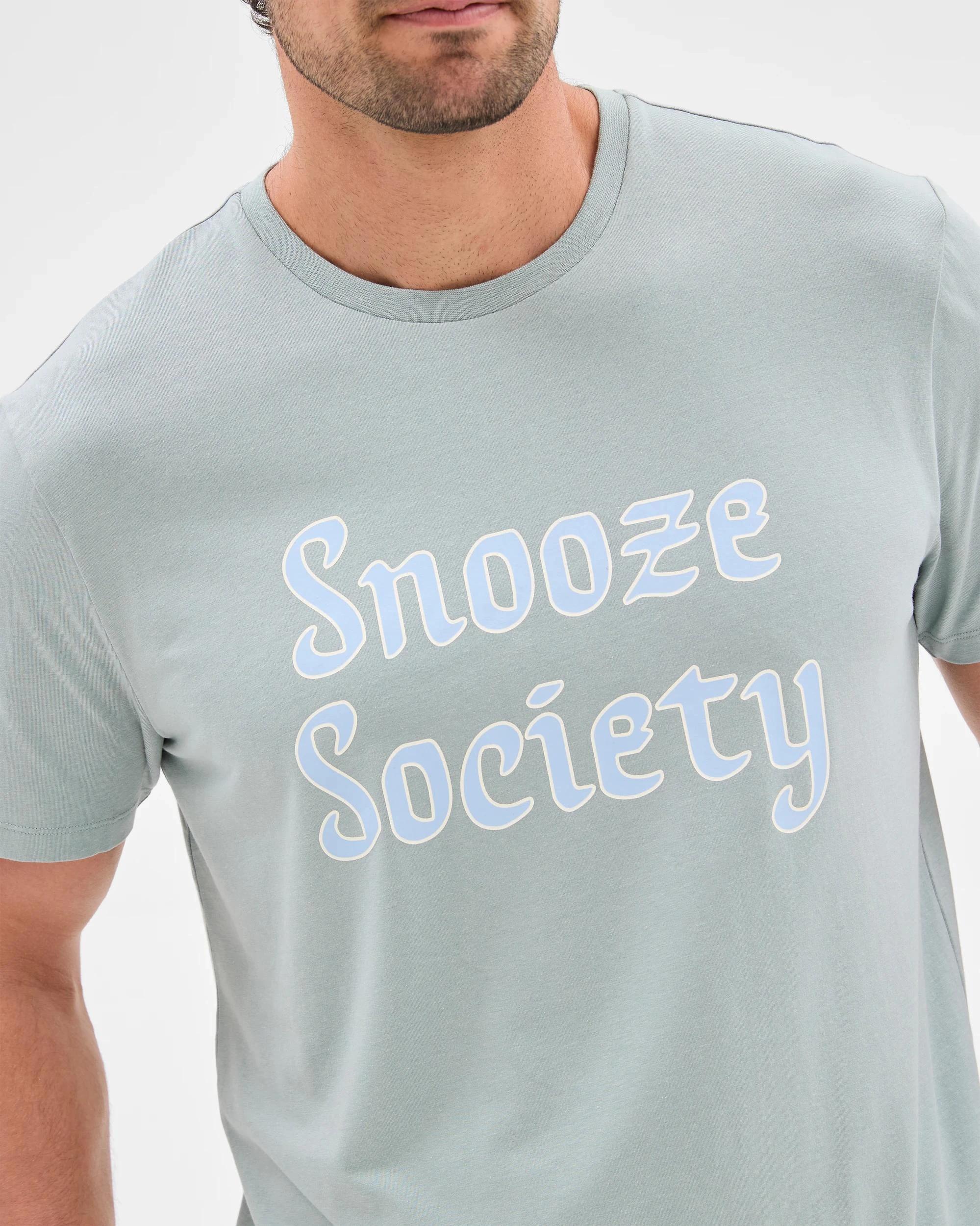 4 Australian Cotton Blend Print Sleep T-Shirt - Maxx SNOOZE SOCIETY, 4 of 6