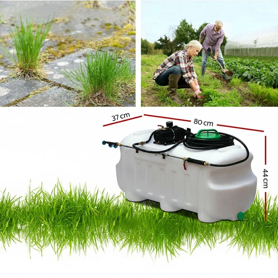 4 Giantz Weed Sprayer 100L Trailer 1.5M Boom Garden Spray - White, 4 of 9