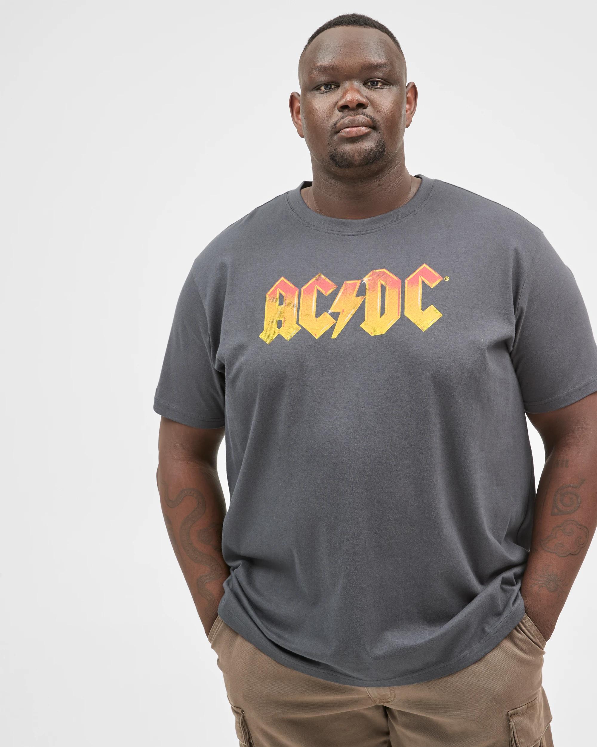 3 AC/DC Plus Size Australian Cotton T-Shirt BLACK, 3 of 6