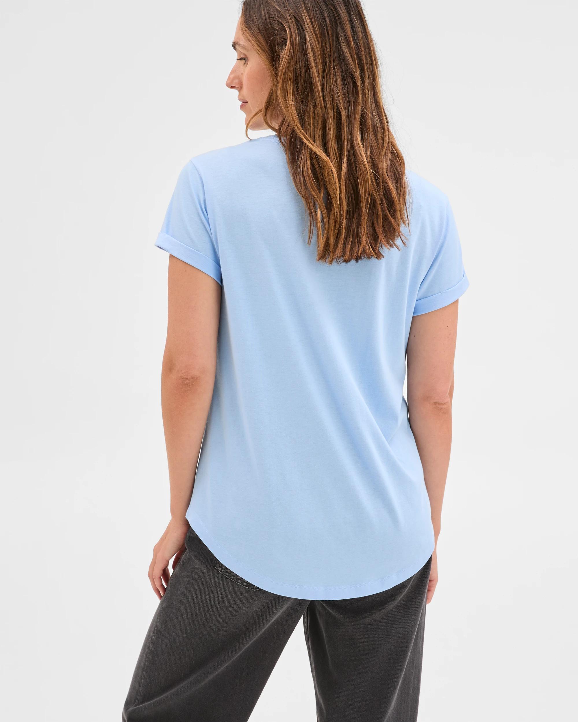 6 Target Woman Relaxed Fit Crew Neck T-Shirt OPEN AIR, 6 of 6