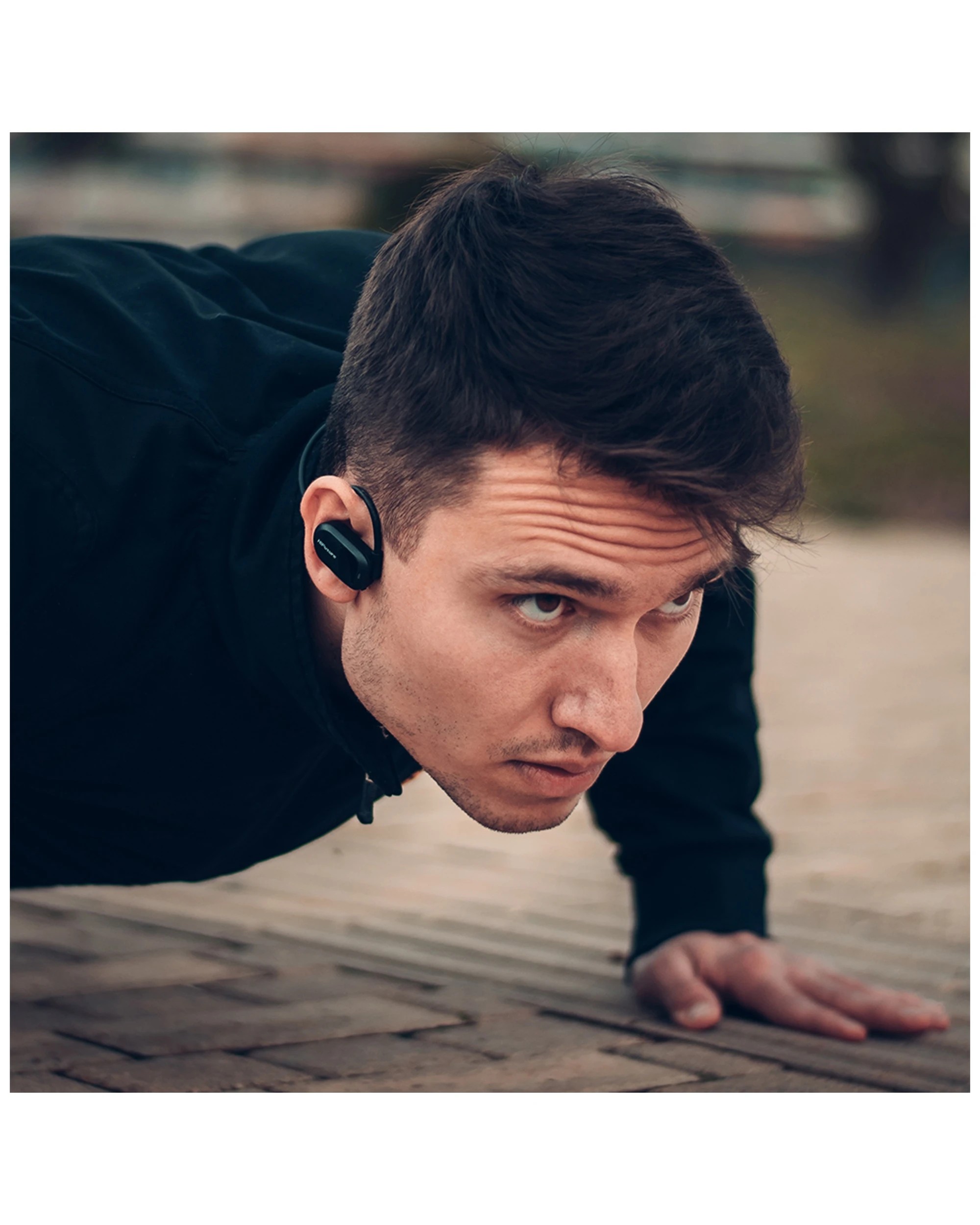 7 Hifuture Futuremate Open Ear Wireless Headphones Dual Mic Black Ipx5 Waterproof Bluetooth5.3 - Black, 7 of 10