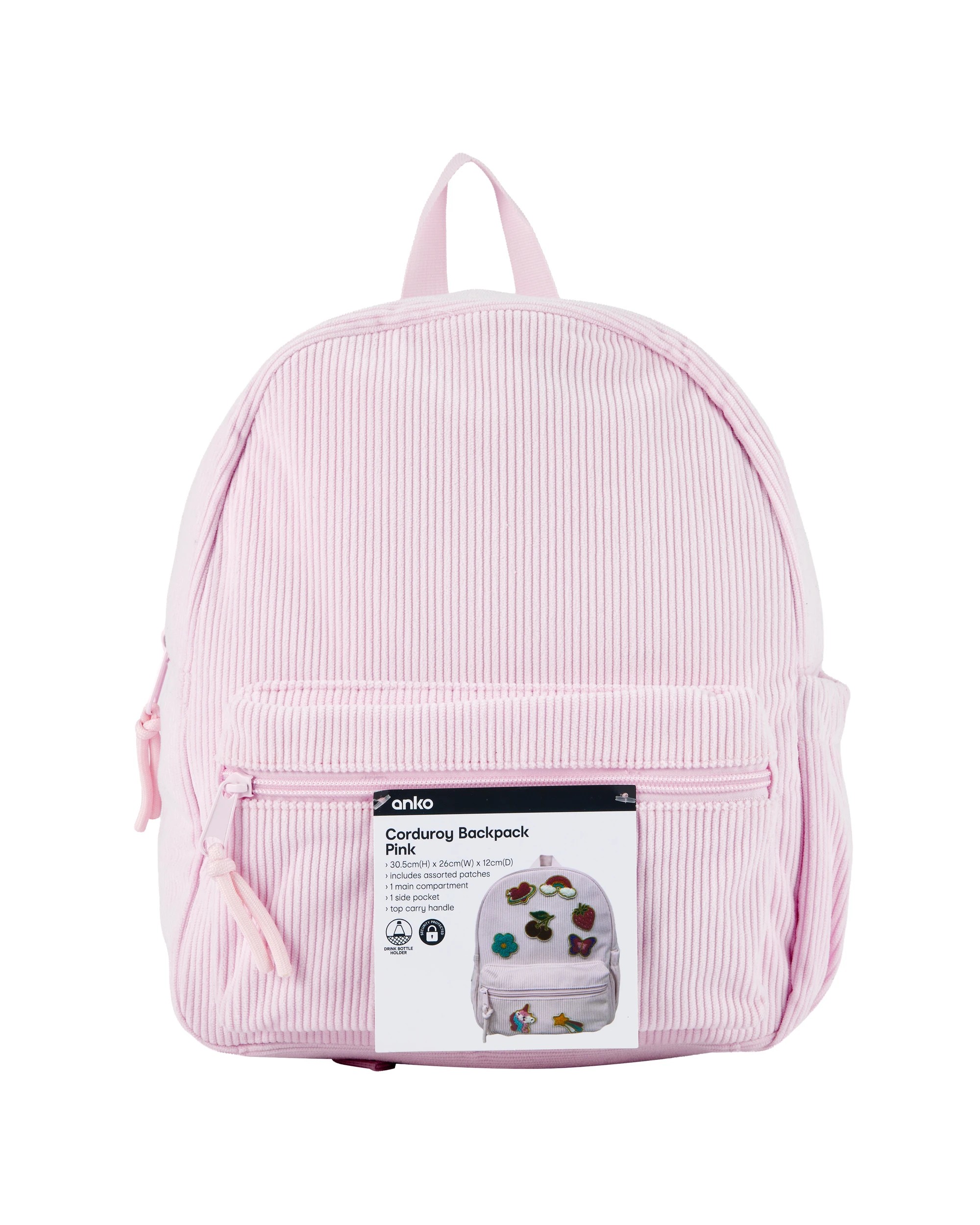 7 Corduroy Backpack - Pink, 7 of 7