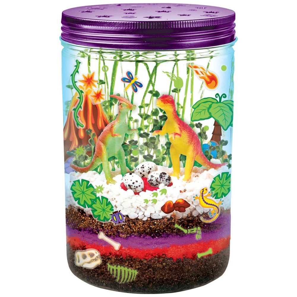 4 Creativity for Kids Grow N Glow Terrarium Dino, 4 of 6
