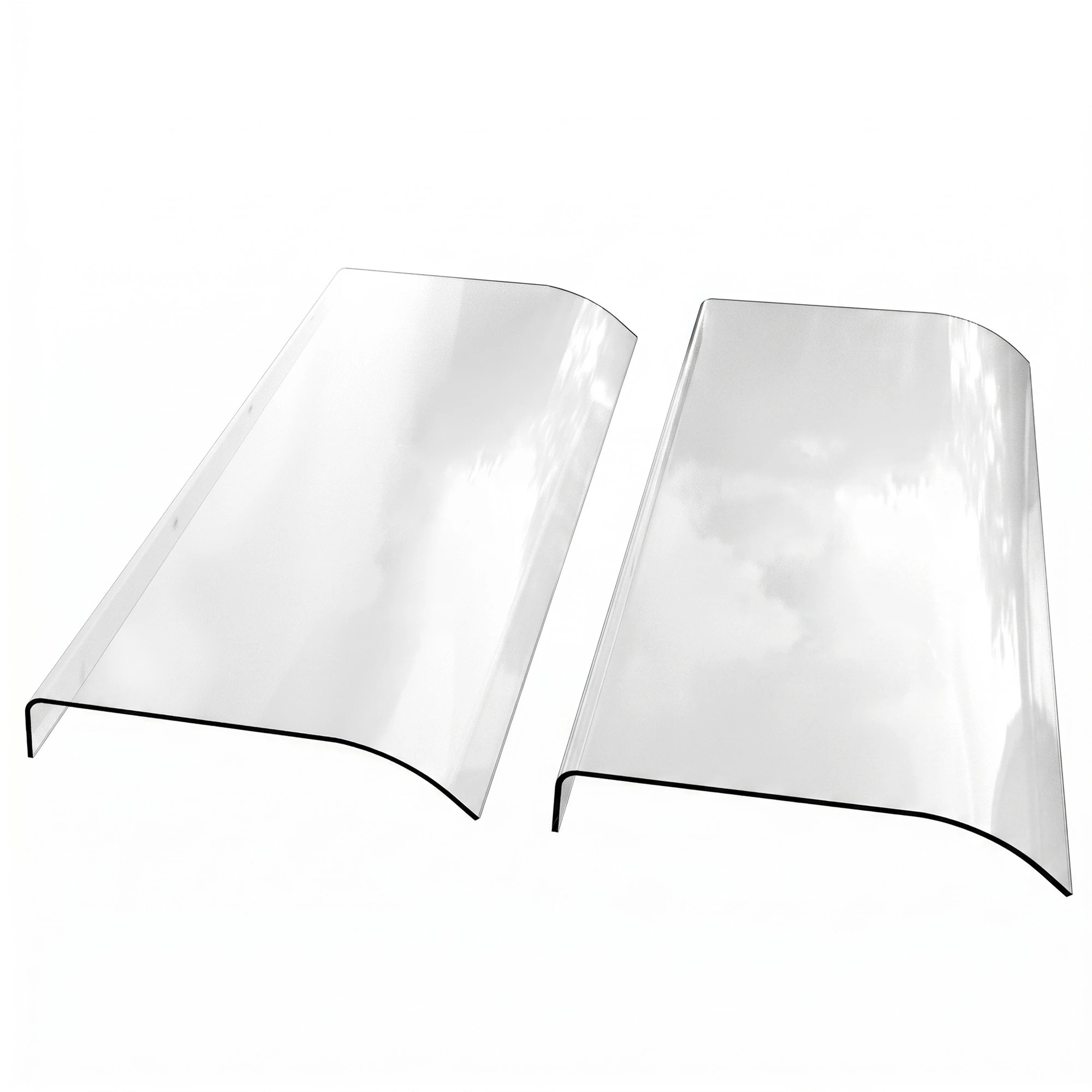 1 Instahut Window Door Awning 0.4mx2m - Clear, 1 of 9