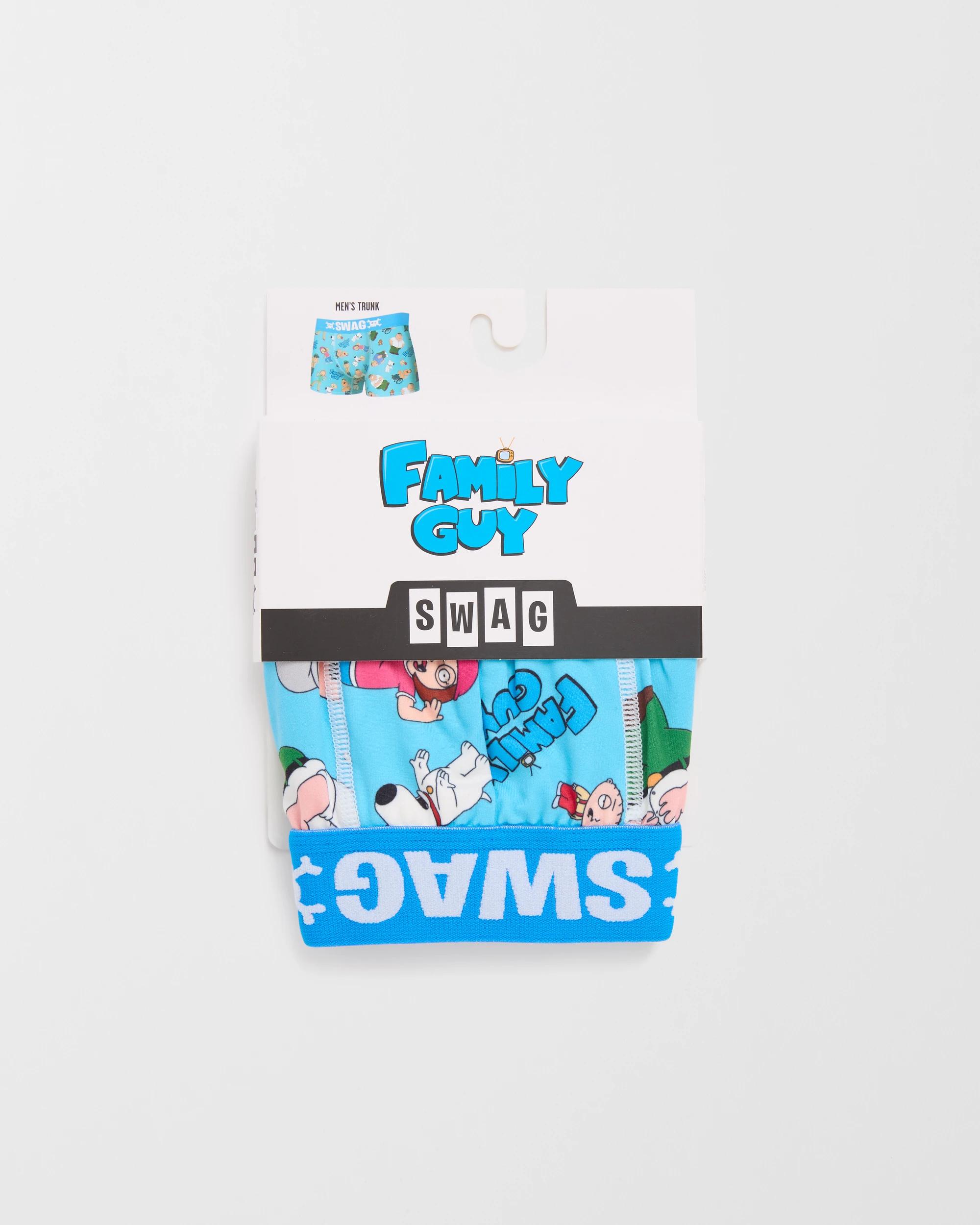 1 Swag Licensed Trunks - Family Guy BLUE, 1 of 4