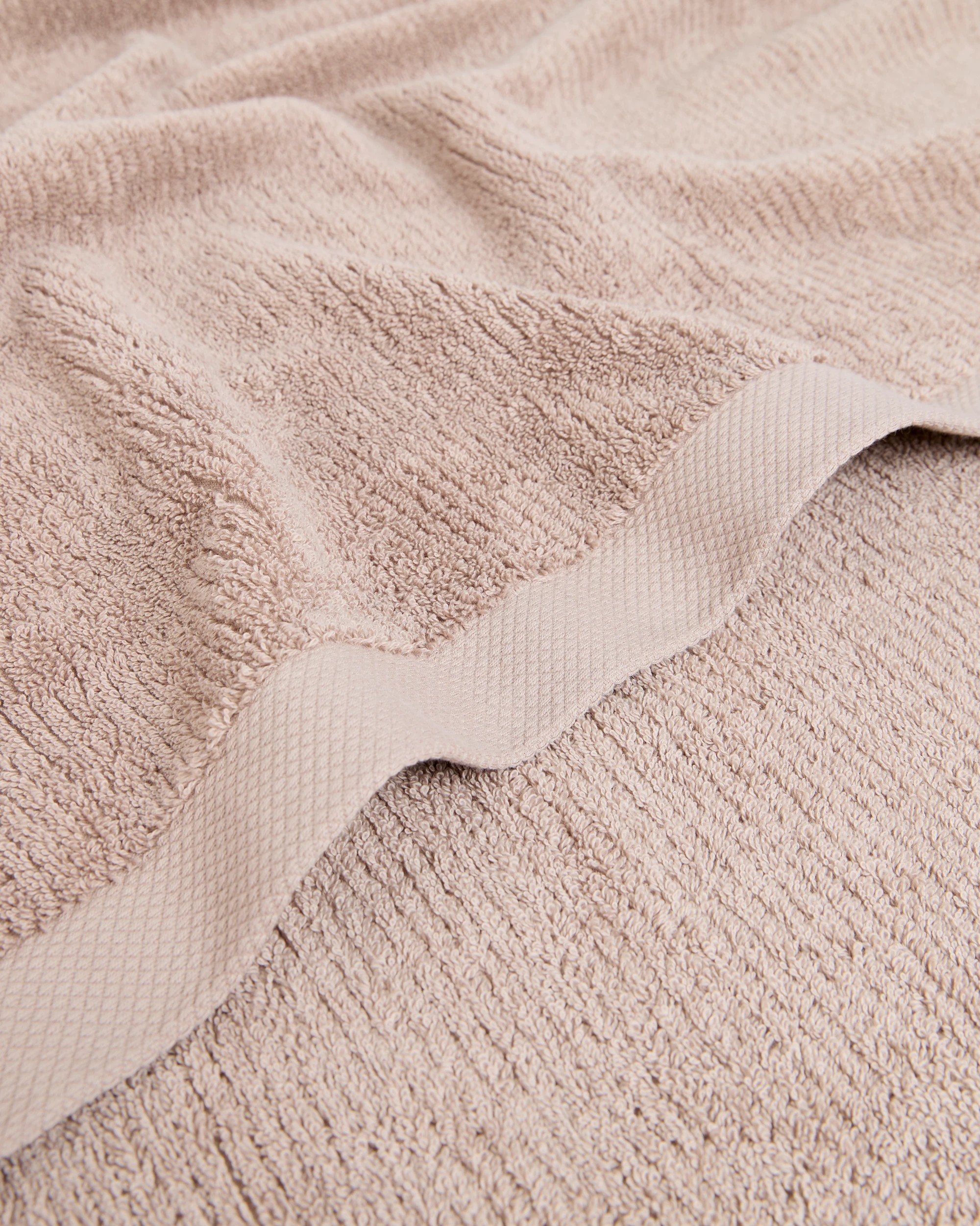 2 Target Piper Australian Cotton Ribbed Bath Sheet - Natural, 2 of 3