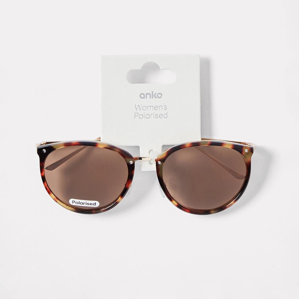 5 Thin Frame Cat Eye Sunglasses Tort, 5 of 7