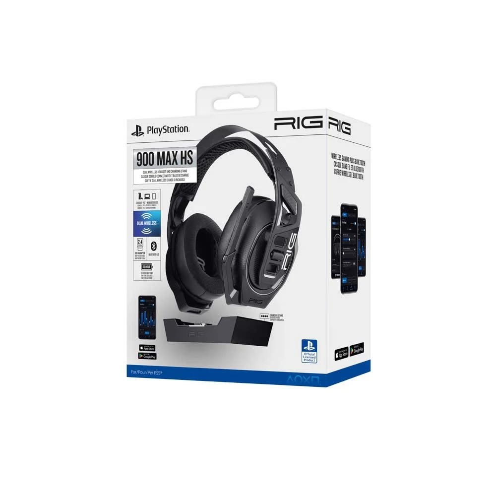 5 RIG - 900 Max Dual Wireless Headset and Charging Stand - Black
 - Black, 5 of 5