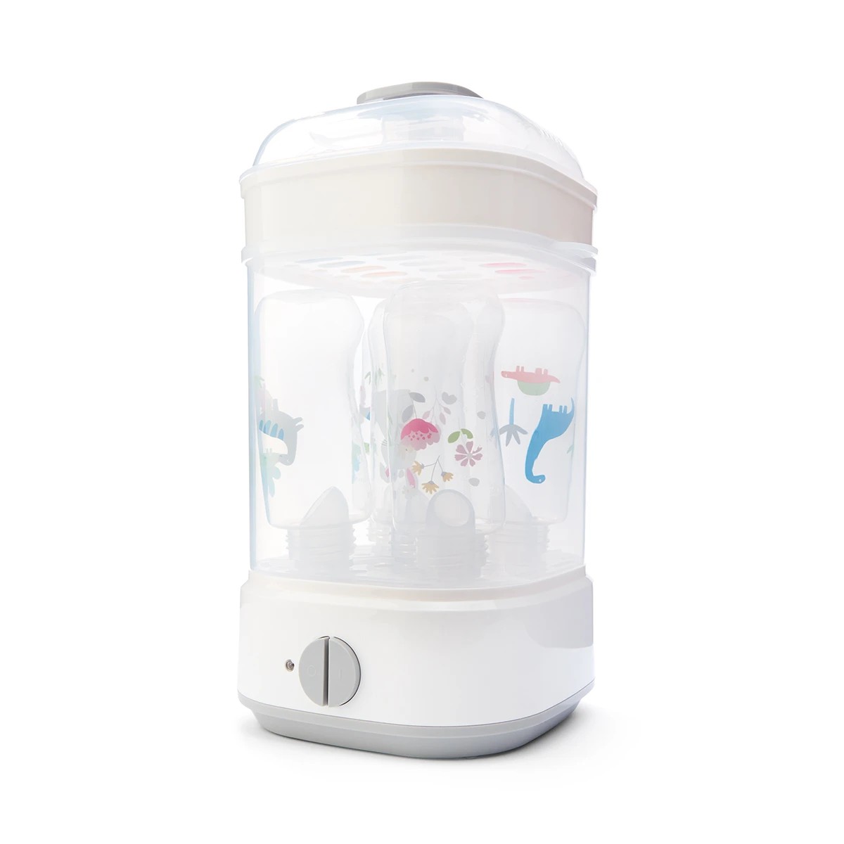 1 Electric Steam Bottle Steriliser - White and Grey, 1 of 10