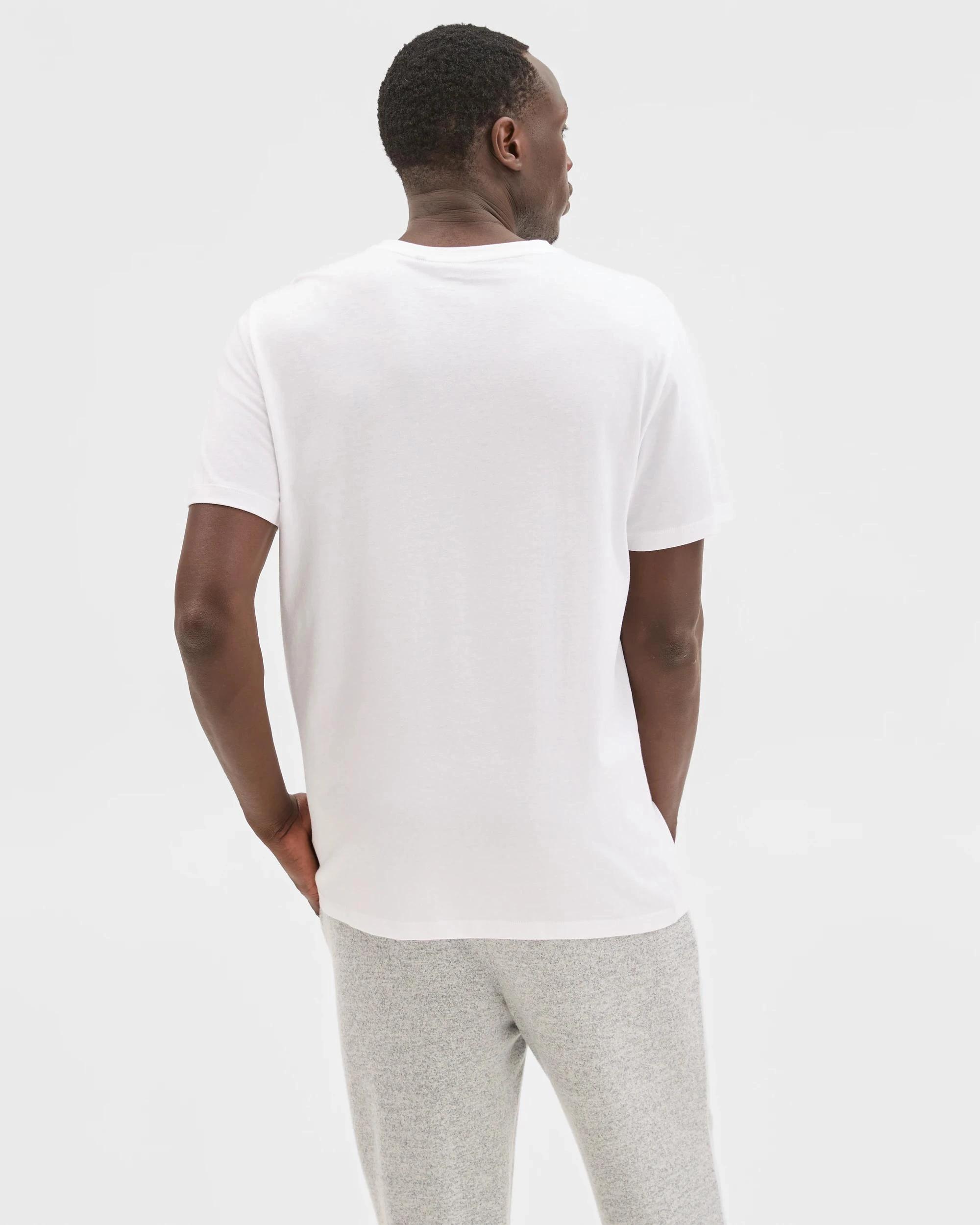 3 Maxx Australian Cotton Sleep T-Shirt WHITE, 3 of 6