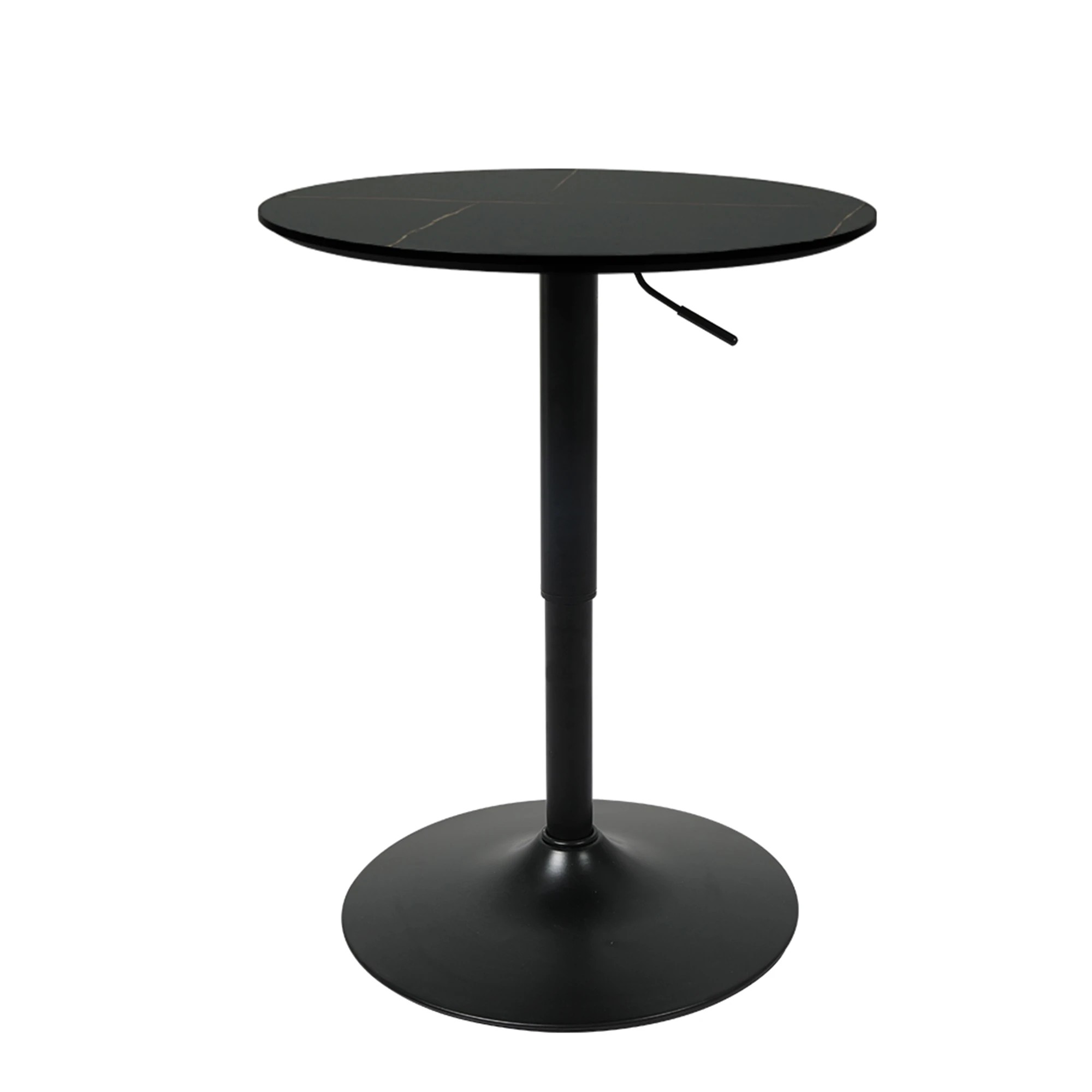 1 Levede Bar Table Swivel Gas Lift - Black, 1 of 7