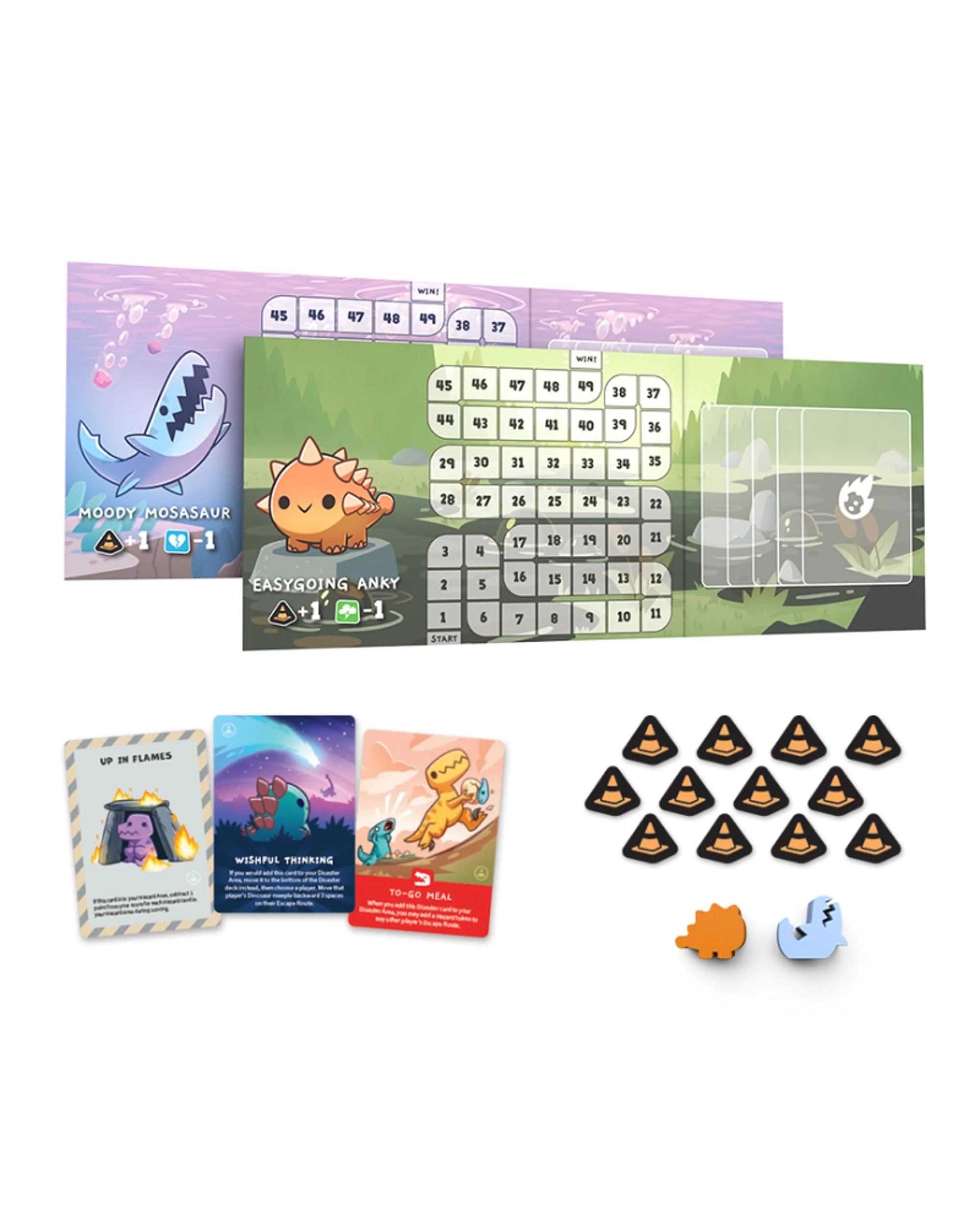 2 Happy Little Dinosaurs Hazards Ahead Expansion Card Game, 2 of 3