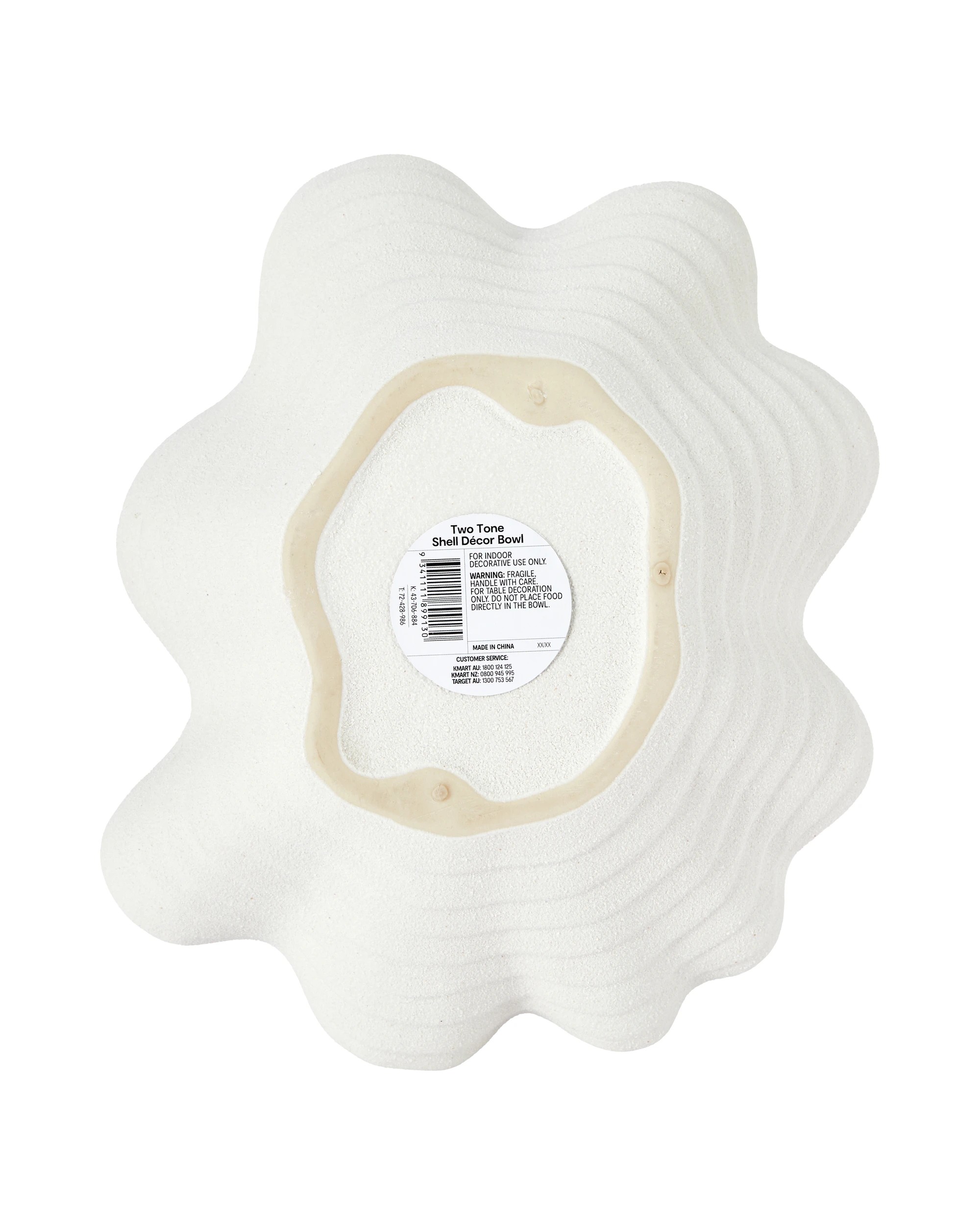 5 Two Tone Shell Decor Bowl, 5 of 5