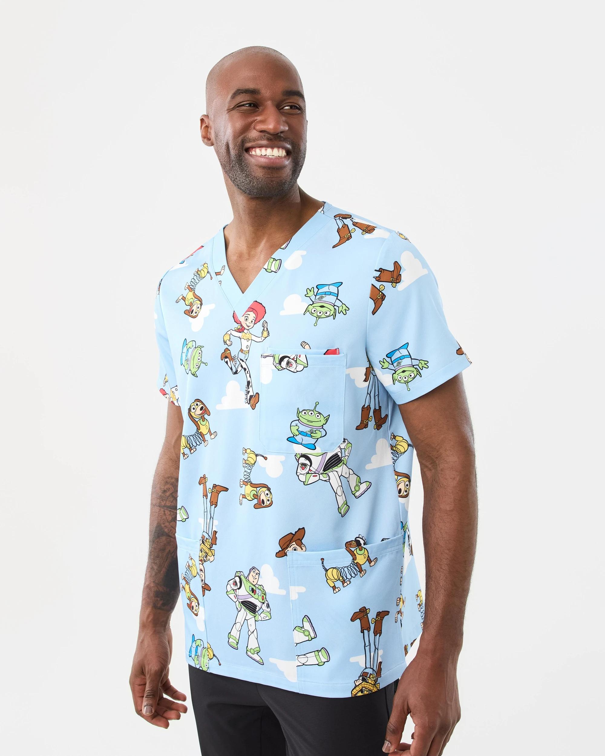 2 Workwear Toy Story License Scrub Top Toy Story, 2 of 8
