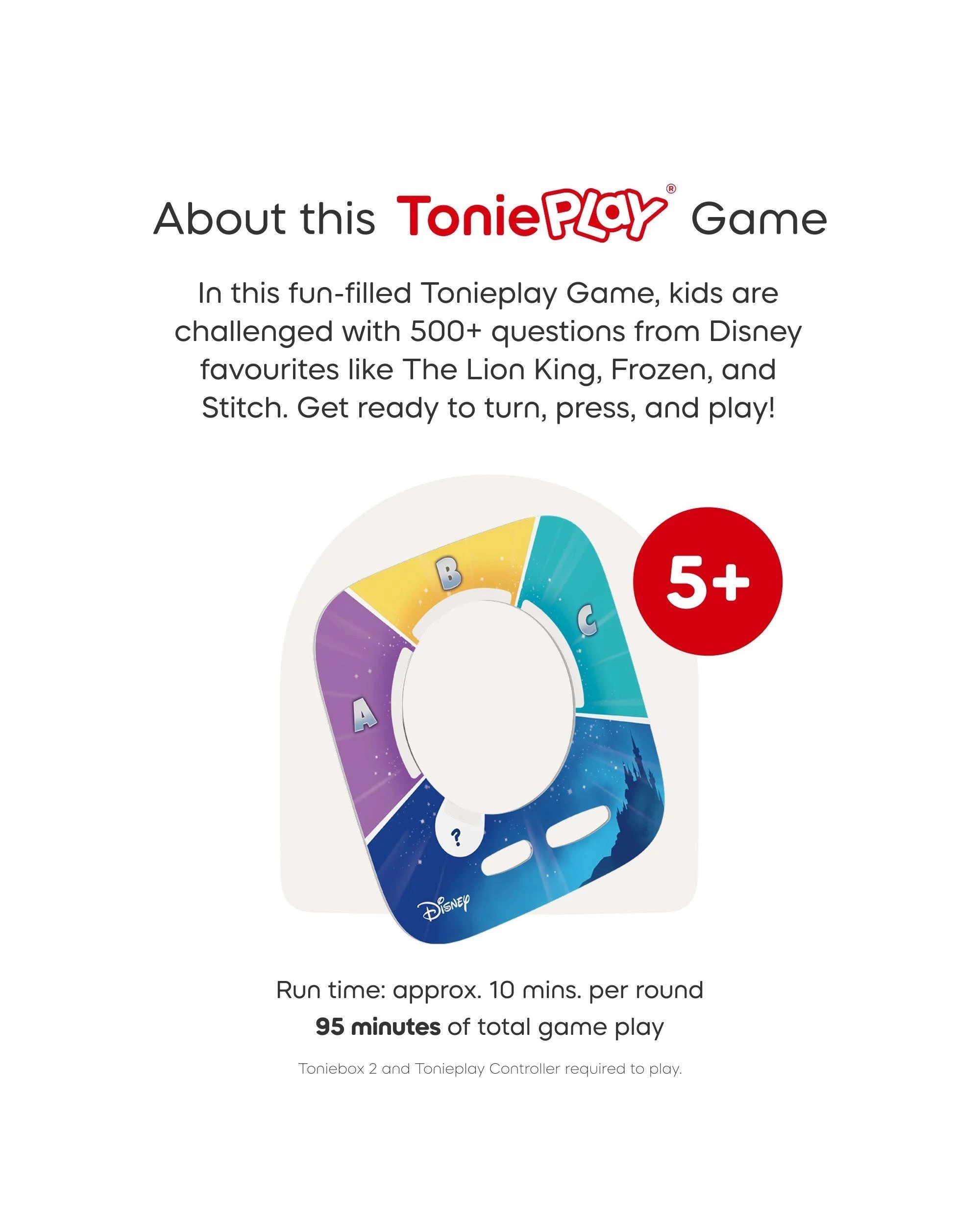 6 Tonies - Tonieplay® Disney: Quiz Kingdom Game - Multi, 6 of 8