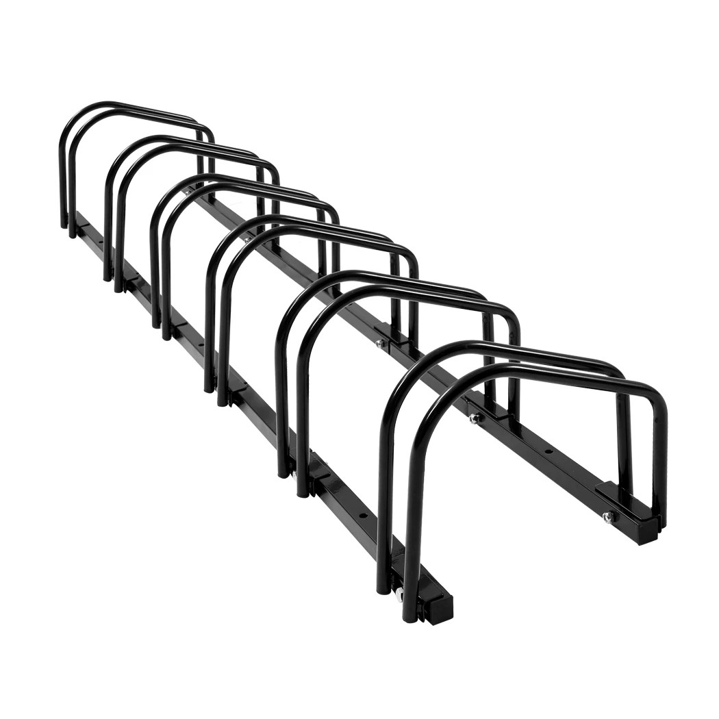 2 Monvelo Bike Storage Rack 6 Bicycle Stand Adjustable Garage Floor Parking Stand, 2 of 7