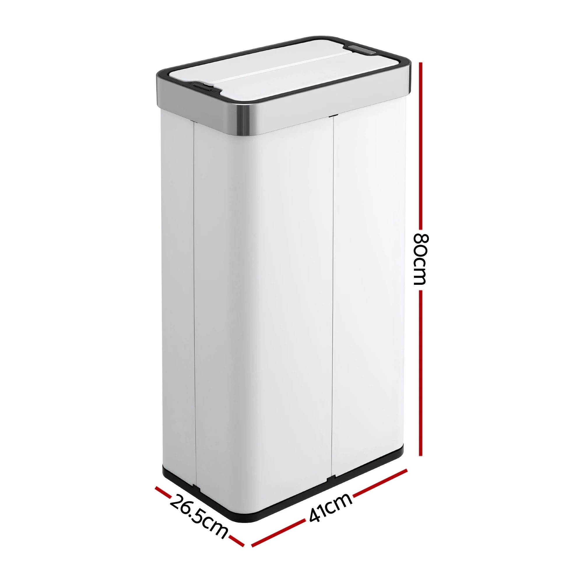 1 Devanti Rubbish Bin 70L Automatic Sensor Kitchen Bin, 1 of 7