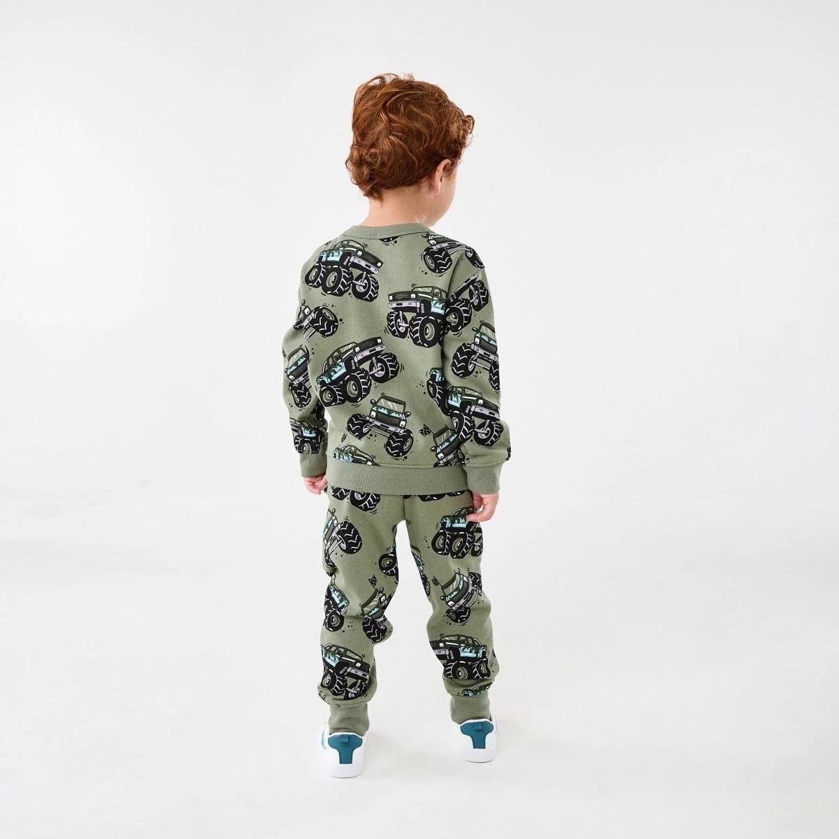 6 All Over Print Trackpants Gre Monste, 6 of 8