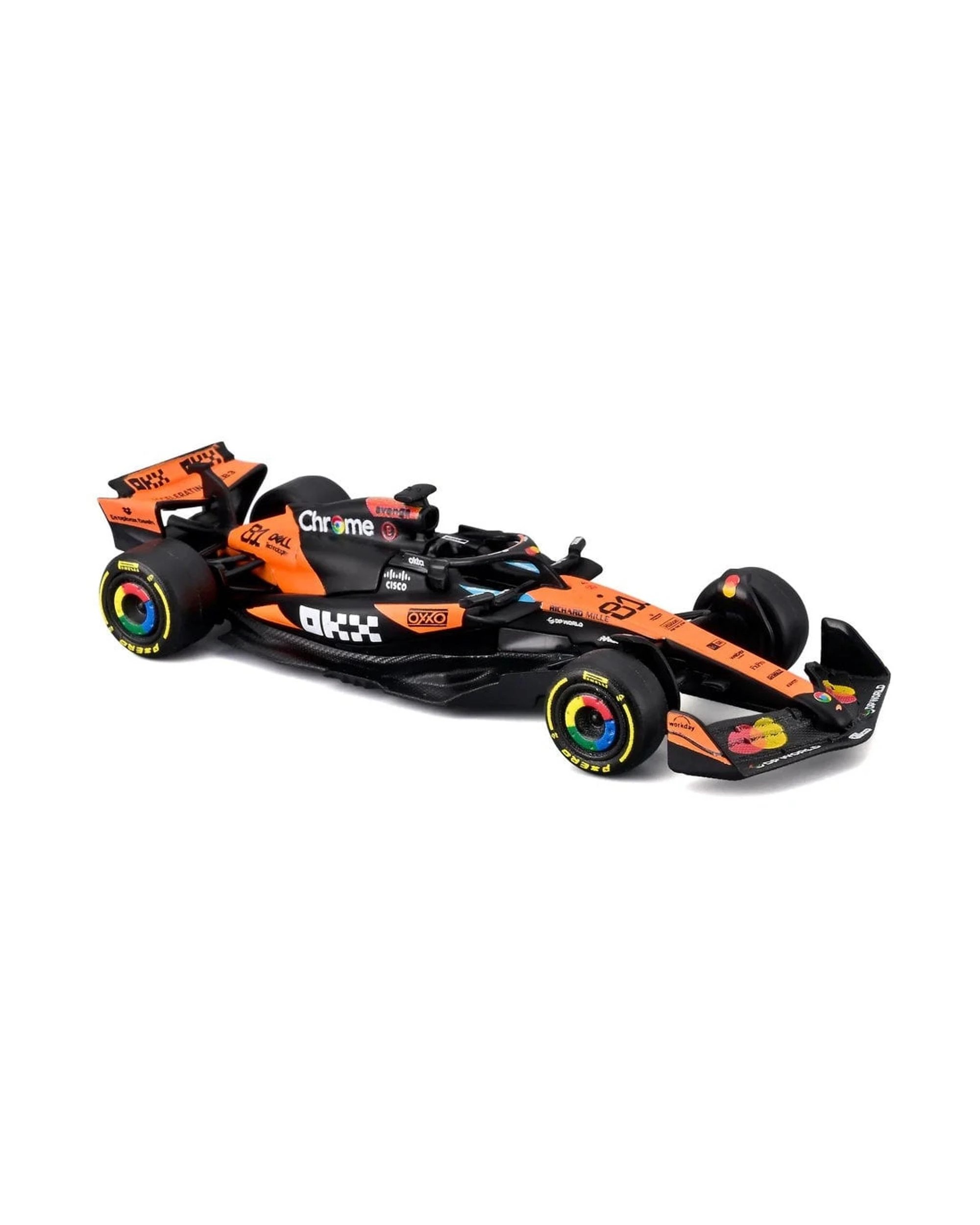 3 Bburago F1 Premium 2025 McLaren MCL39 #81 Piastri 1:64 Diecast Vehicle with Box, 3 of 5