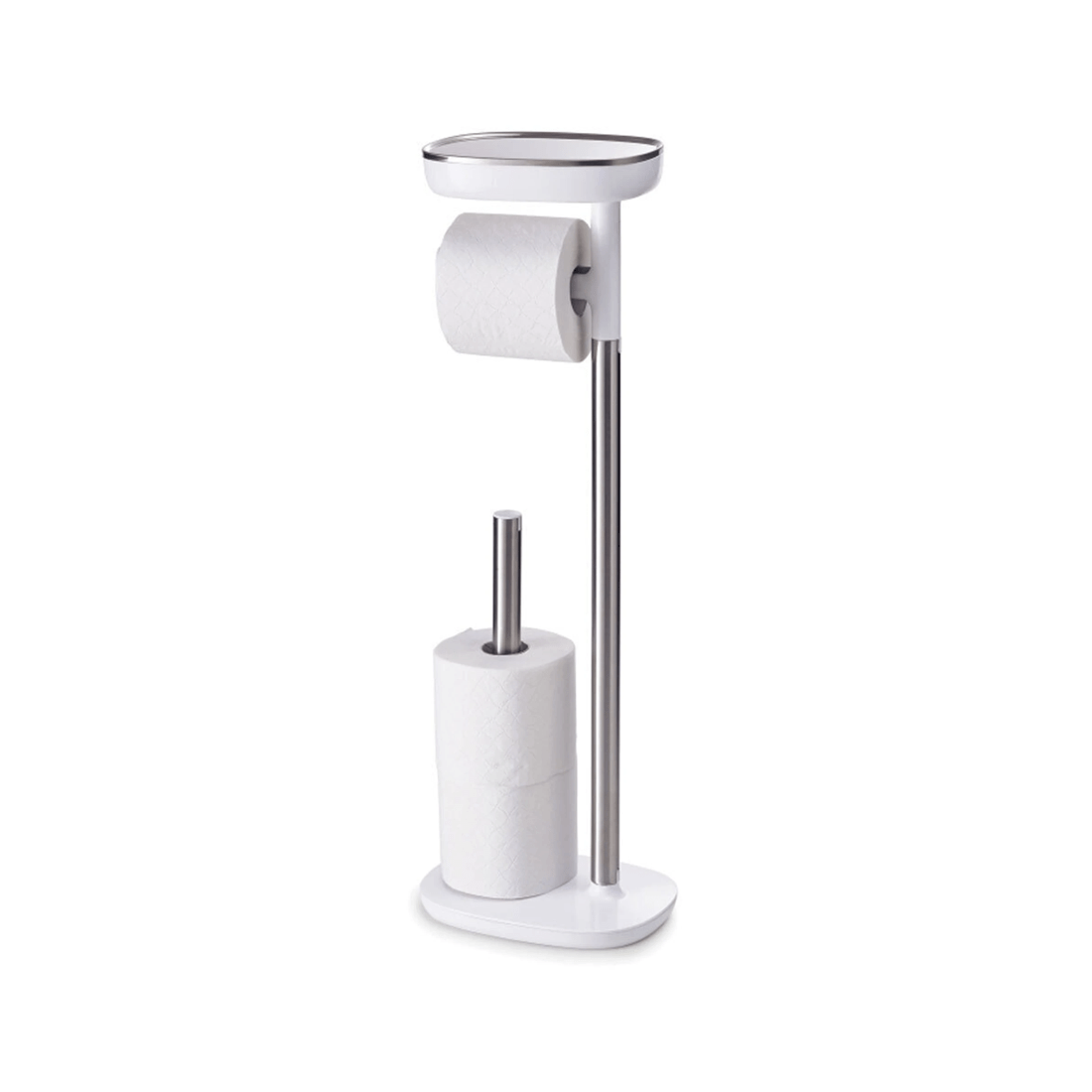 1 Joseph Joseph Easy-store Toilet Paper Stand Steel Storage Organiser 68cm
 - Silver, 1 of 7