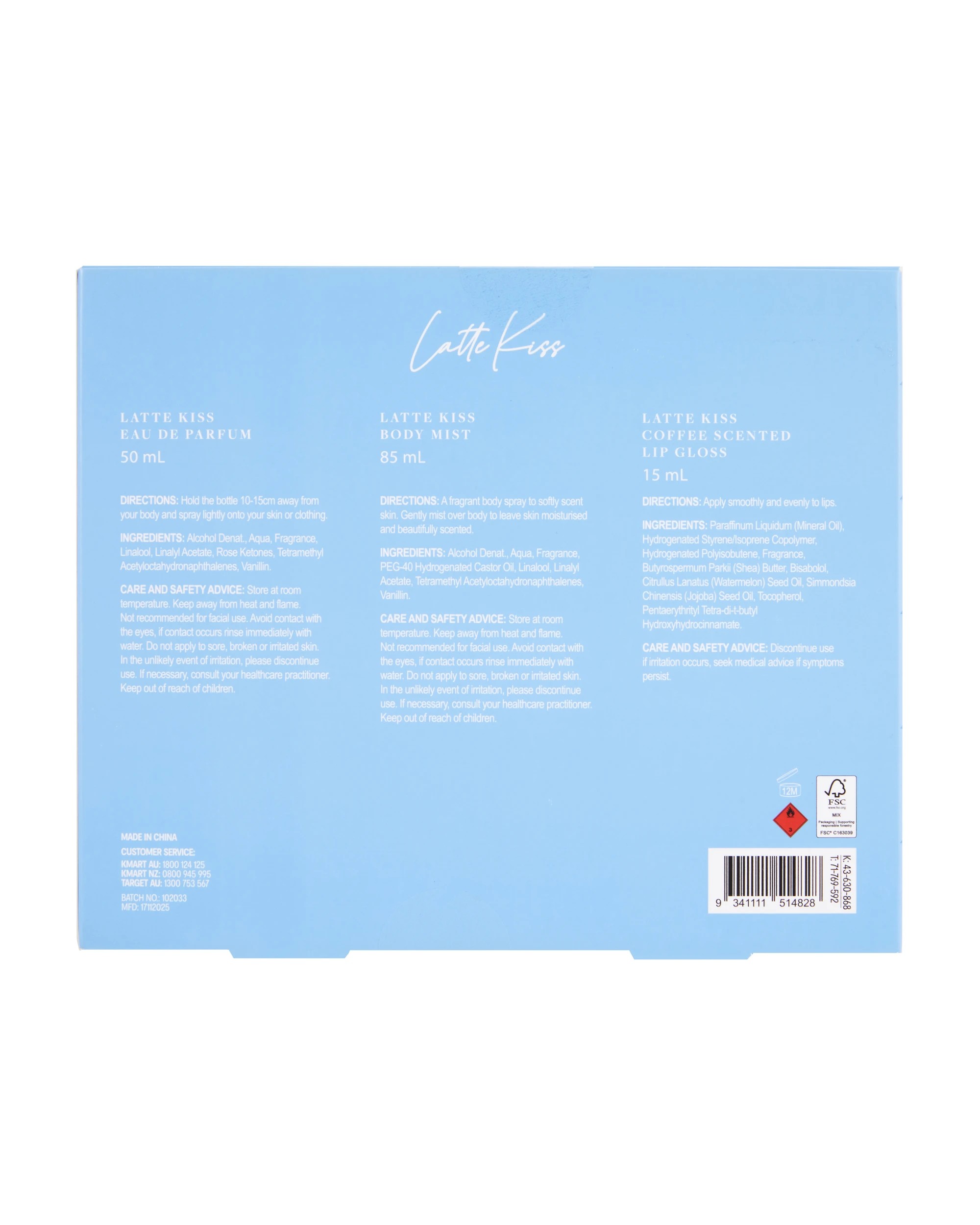 7 OXX Fragrance Latte Kiss Set, 7 of 7