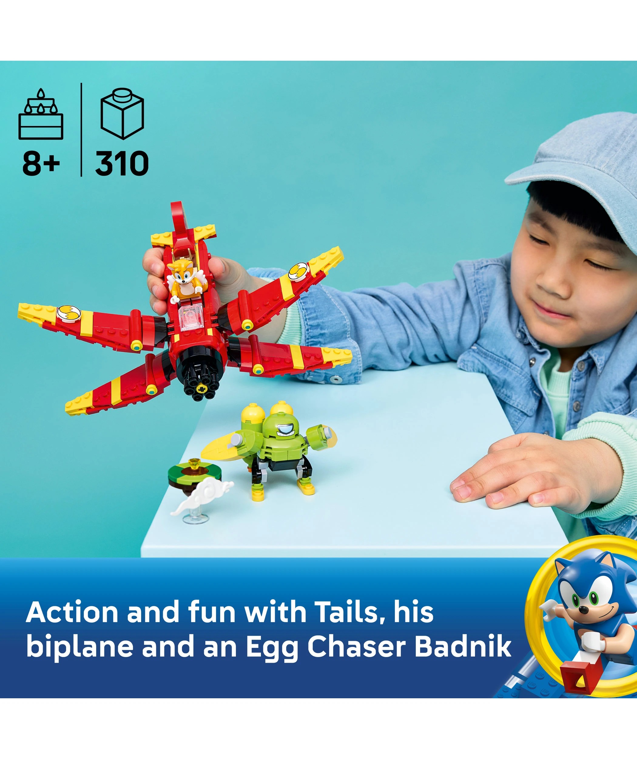 3 LEGO Sonic Tails' Tornado-1 77119, 3 of 10