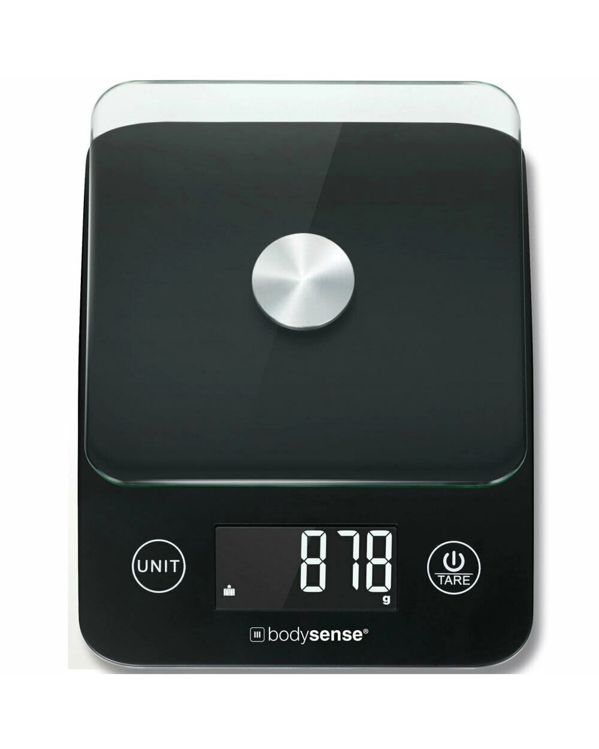 1 Propert BodySense by Glass Top Digital Kitchen Scale 5kg - Black, 1 of 1