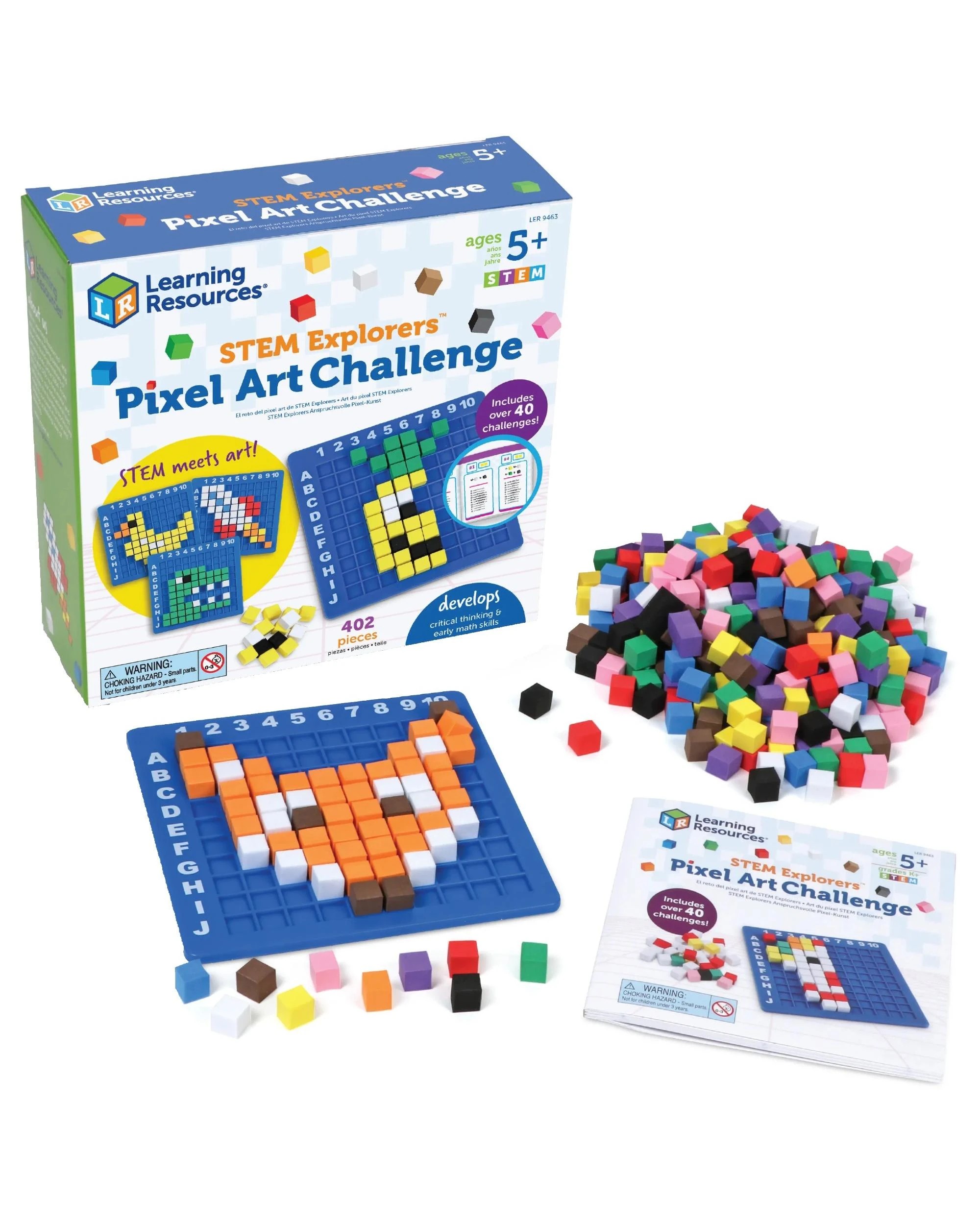 1 Learning Resources STEM Explorers Pixel Art Challenge, 1 of 6