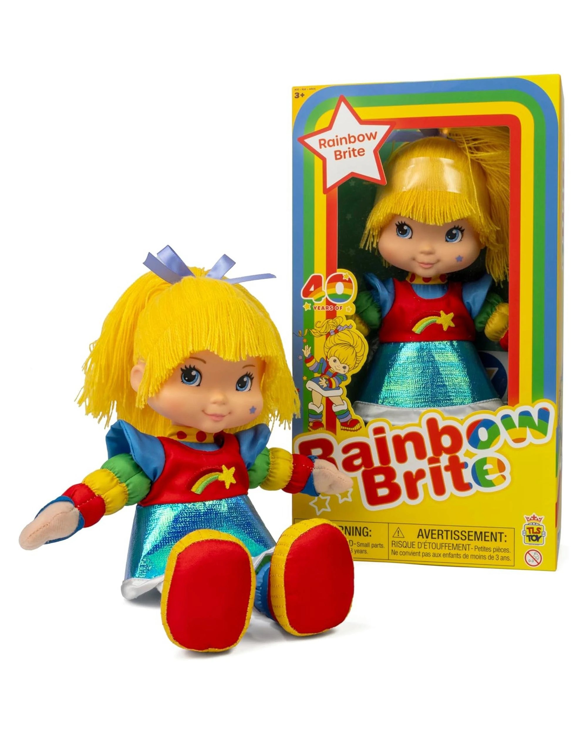 1 Rainbow Brite Rainbow Brite Threaded Hair 12 inch Plush Doll, 1 of 6