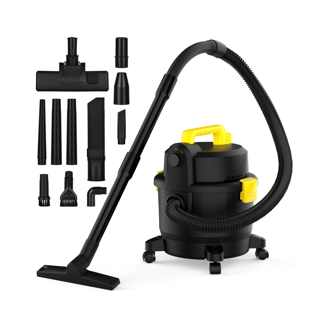 1 Advwin 4 In 1 Wet And Dry Vacuum Cleaner 18l 1000w Black For Pet Hair Dust Liquid, 1 of 7