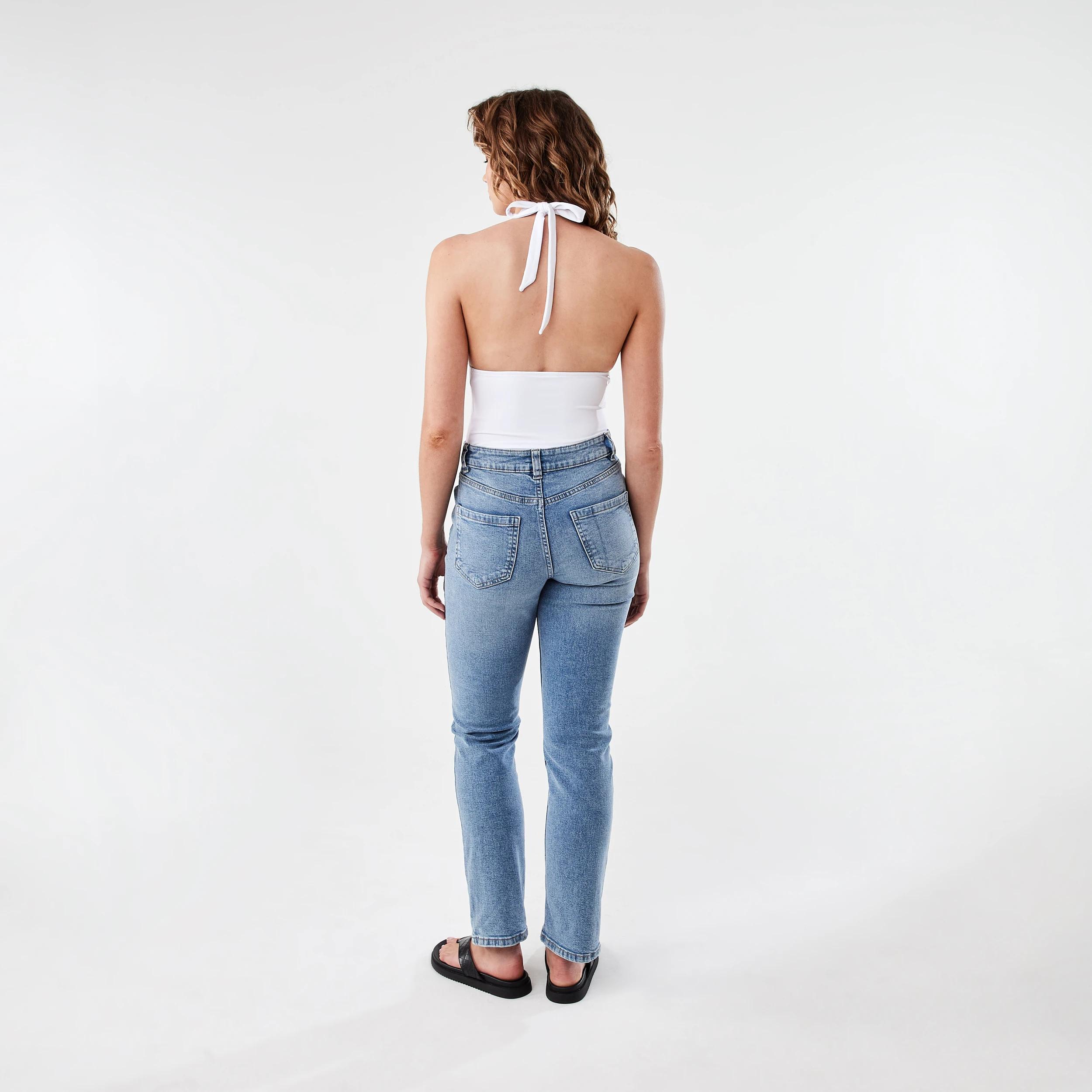 4 Halter Neck Jersey Top White, 4 of 7