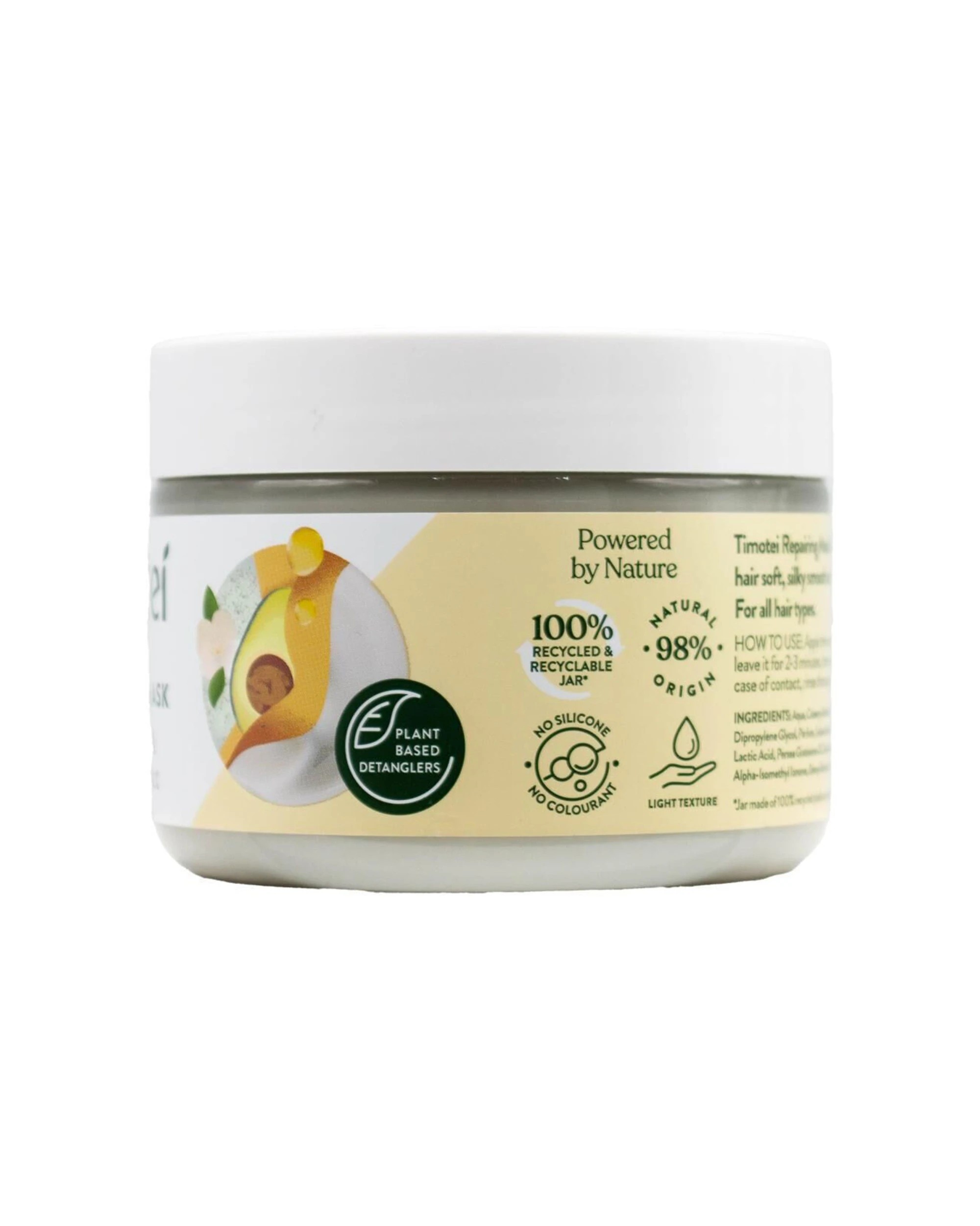 4 Timotei 12PK Timotei Repairing Mask Avocado Oil And Jasmine Extract All Hair Types 300ml - White, 4 of 5