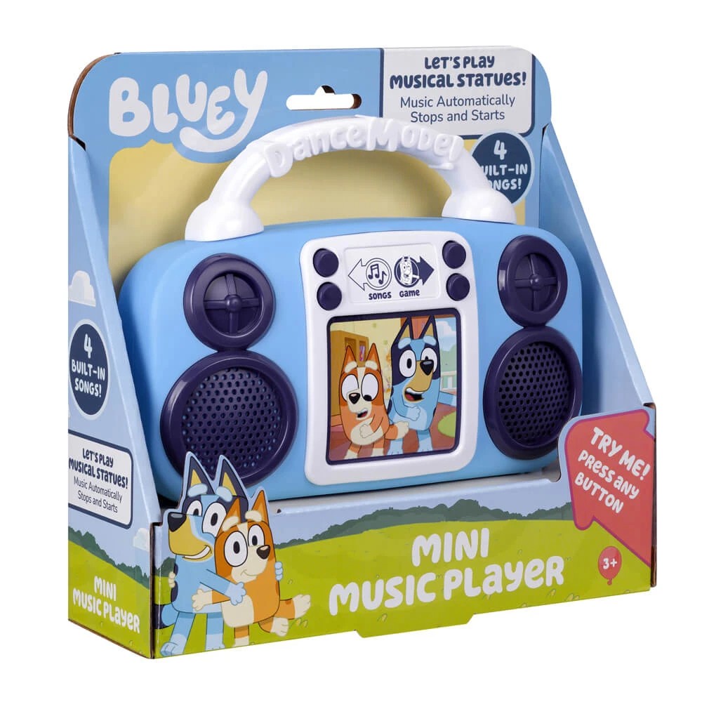 3 Bluey - Mini Music Player Freeze Dance Boombox - Interactive Toy, 3 of 5