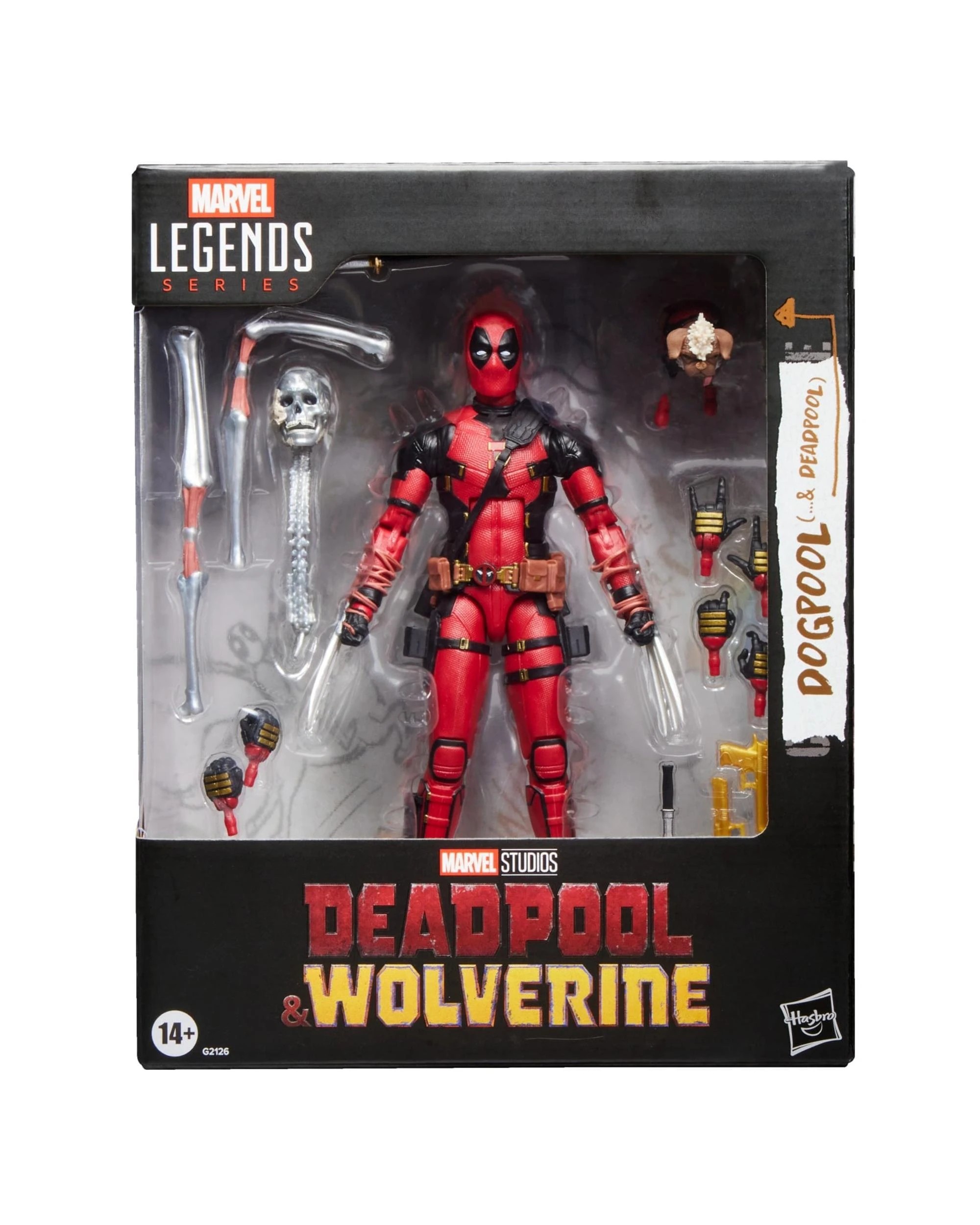 1 Marvel Legends Series Deadpool and Wolverine Dogpool and Deadpool Action Figure, 1 of 10