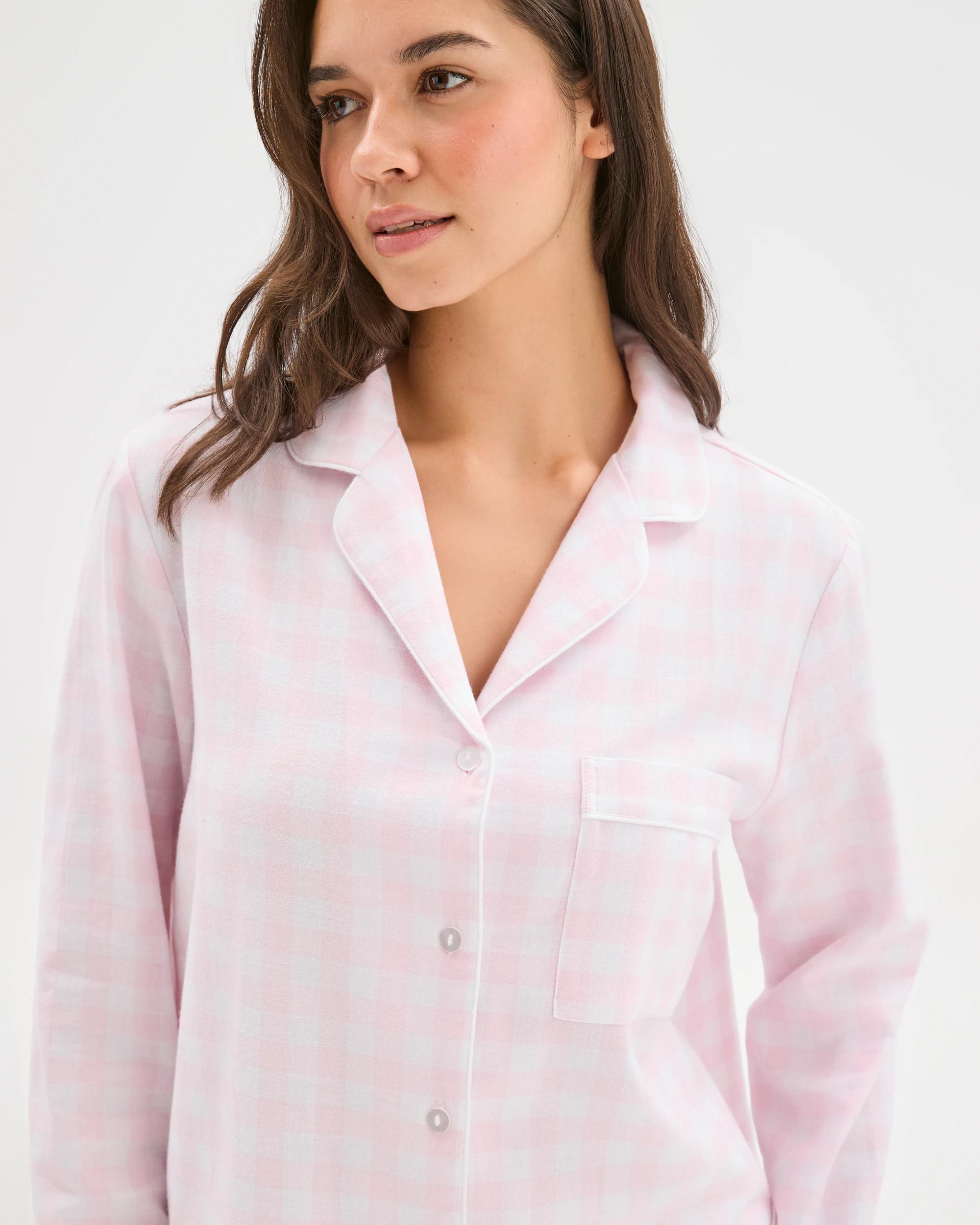 4 Target Woman Australian Cotton Flannelette Pyjama Set GINGHAM PINK, 4 of 6