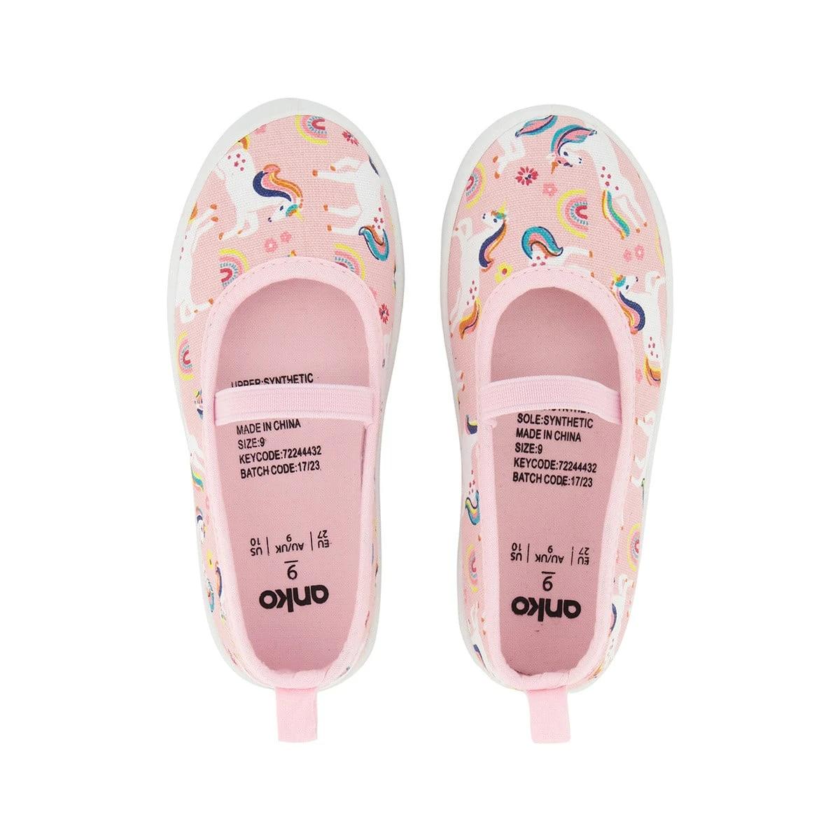 2 Junior Print Canvas Shoes Unicorn, 2 of 5