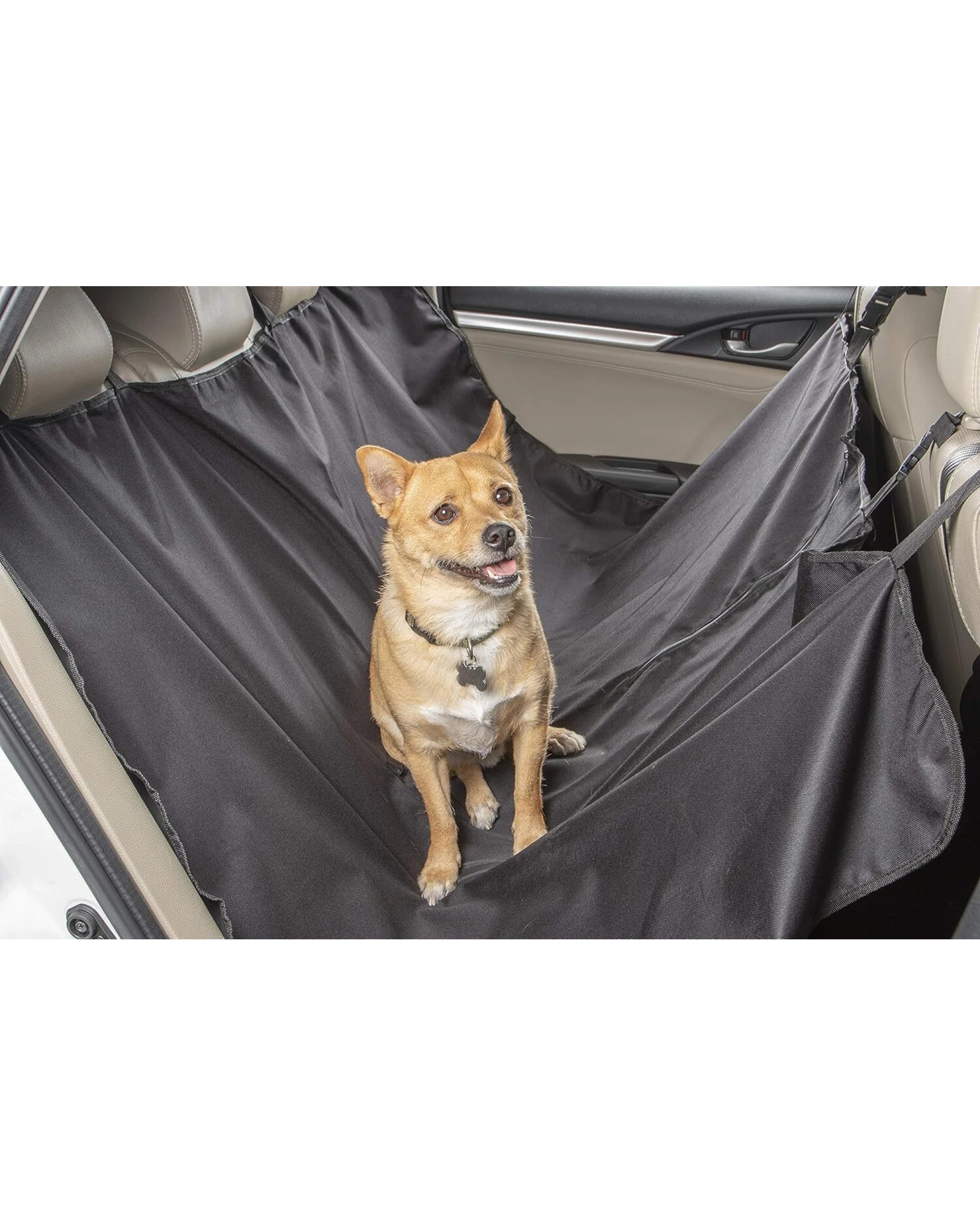 1 BR Pets Waterproof Pet Car Back Seat Cover and Hammock Protector, 1 of 7