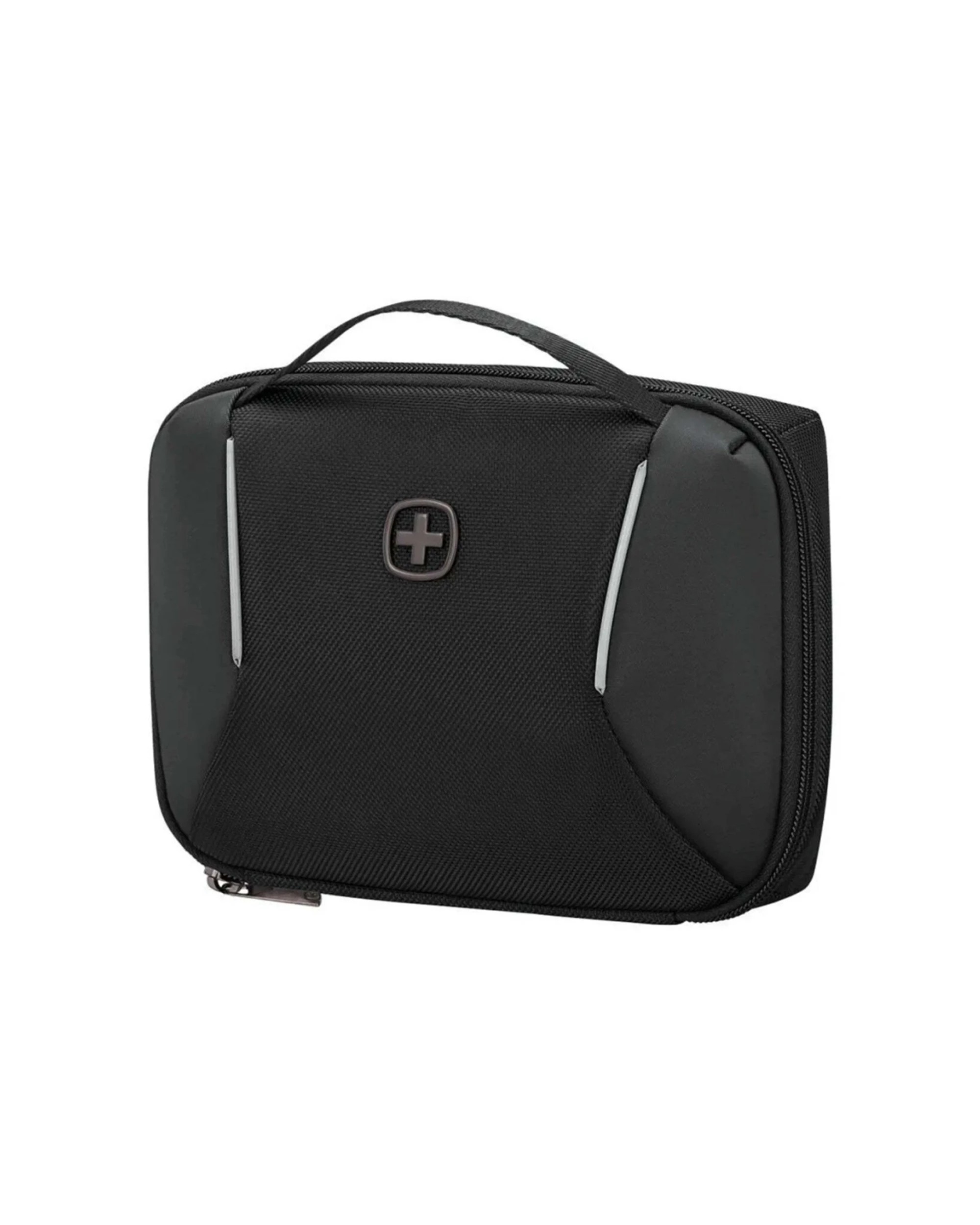 1 Wenger XE Organiser Full Opening Recycled Durable Lightweight Storage Bag 2L Capacity - Black, 1 of 6