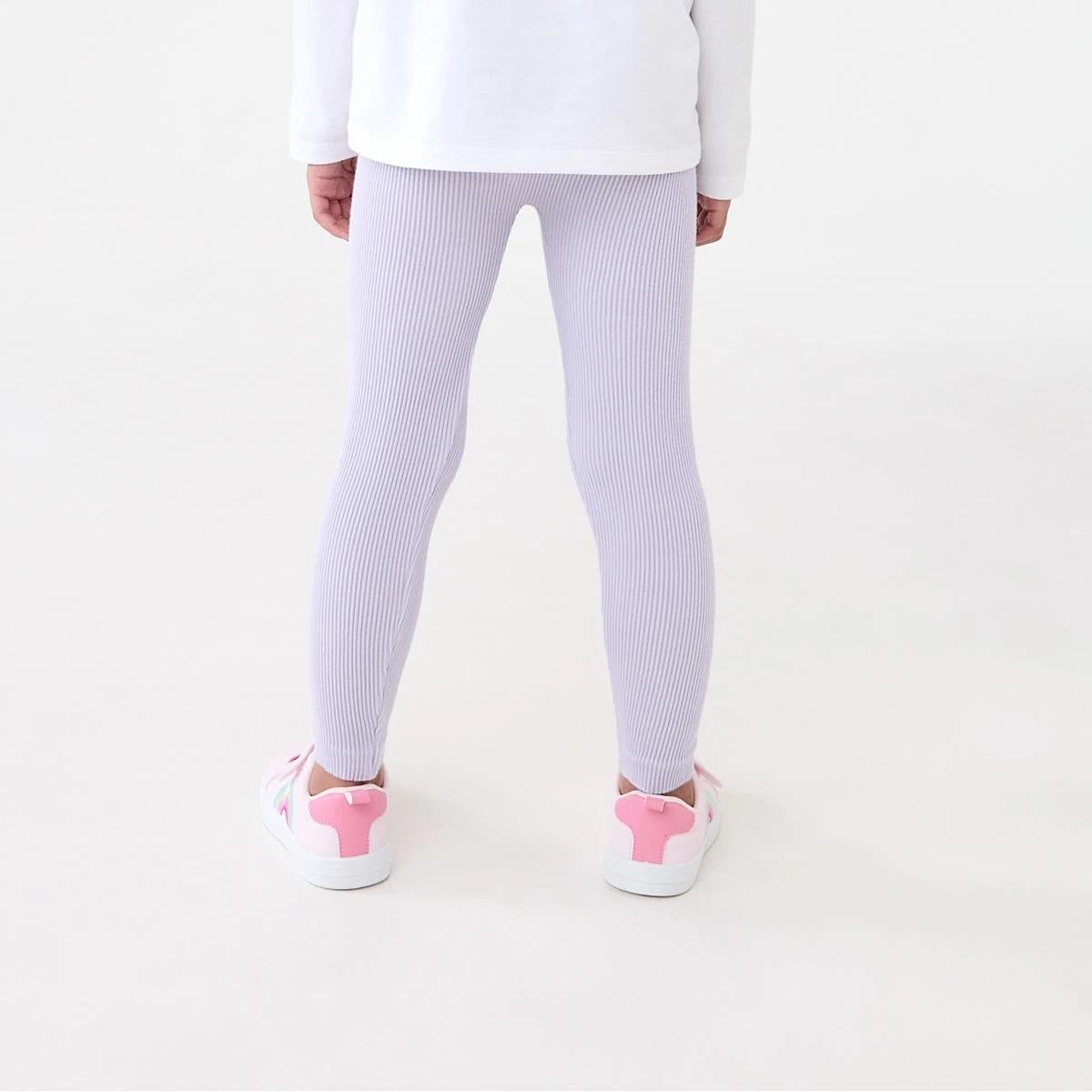 2 Rib Leggings Pst Purple, 2 of 7