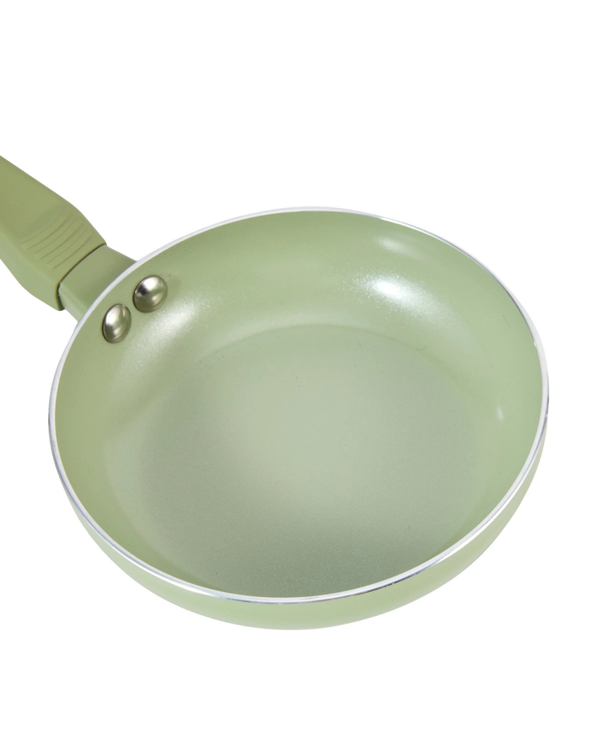 5 14cm Mini Fry Pan with Egg Flip - Green, 5 of 10