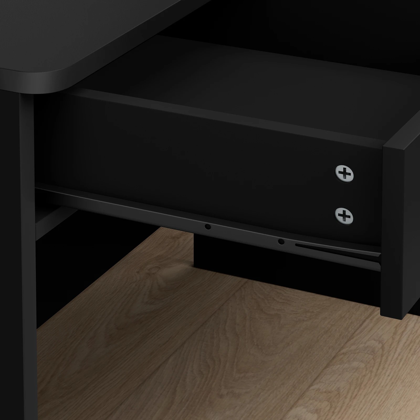 7 Alfordson Dressing Table Stool Set Makeup Mirror Desk LED 10 Bulbs - Black, 7 of 10