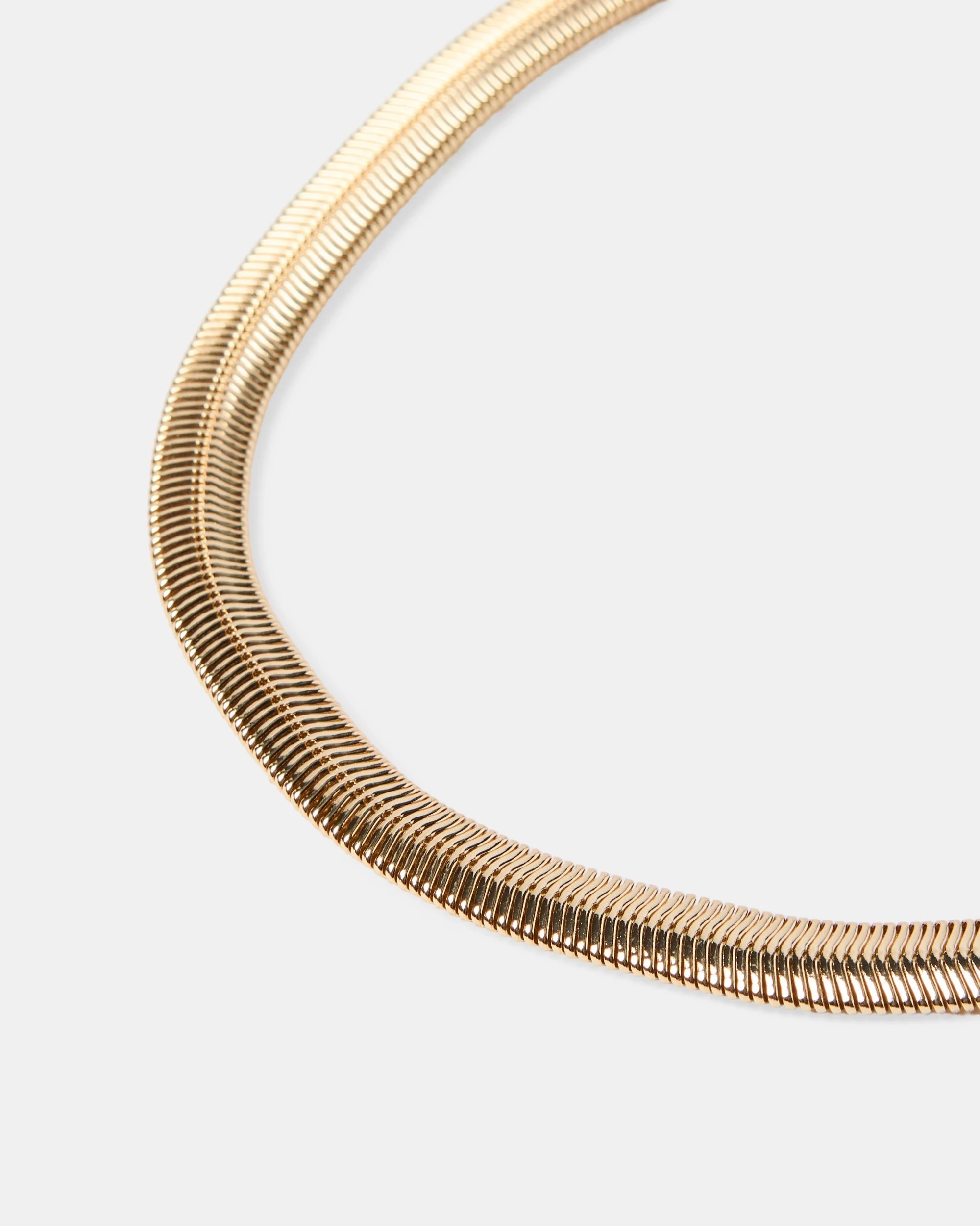 1 Large Snake Chain Necklace - Gold Tone, 1 of 3